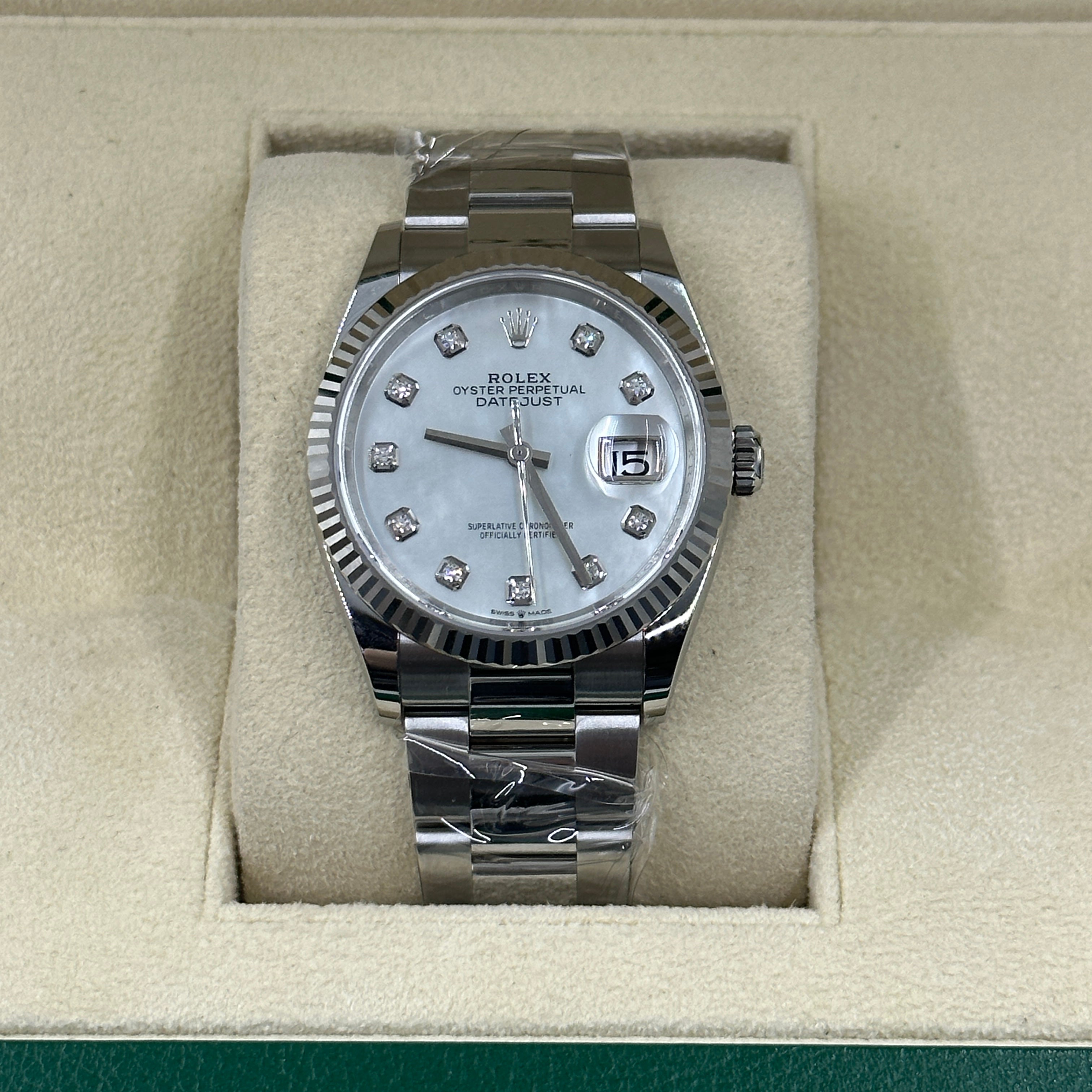 Rolex Datejust 36 126234Ng White Oyster 2025