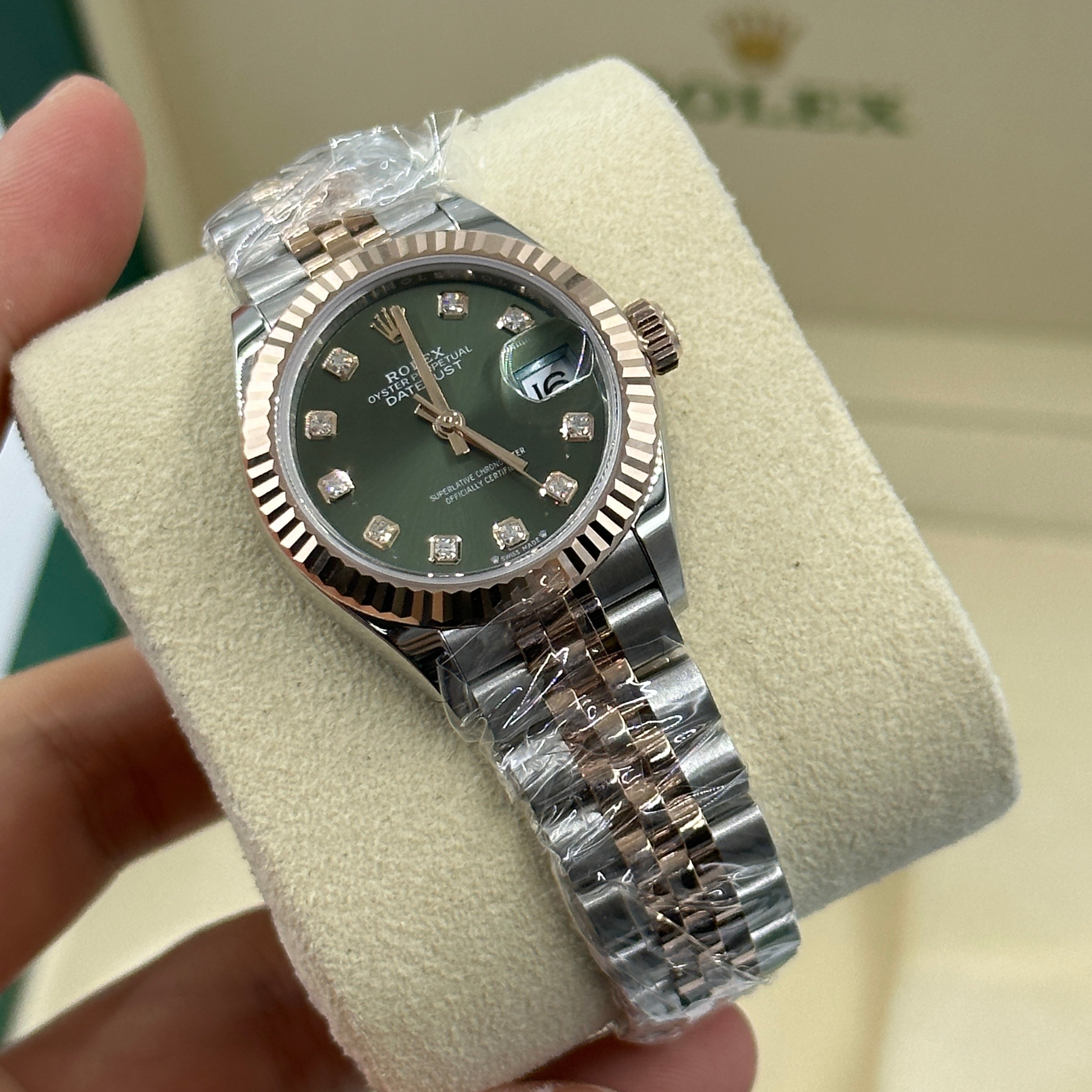 Rolex Lady-Datejust 279171G GREEN JUB
