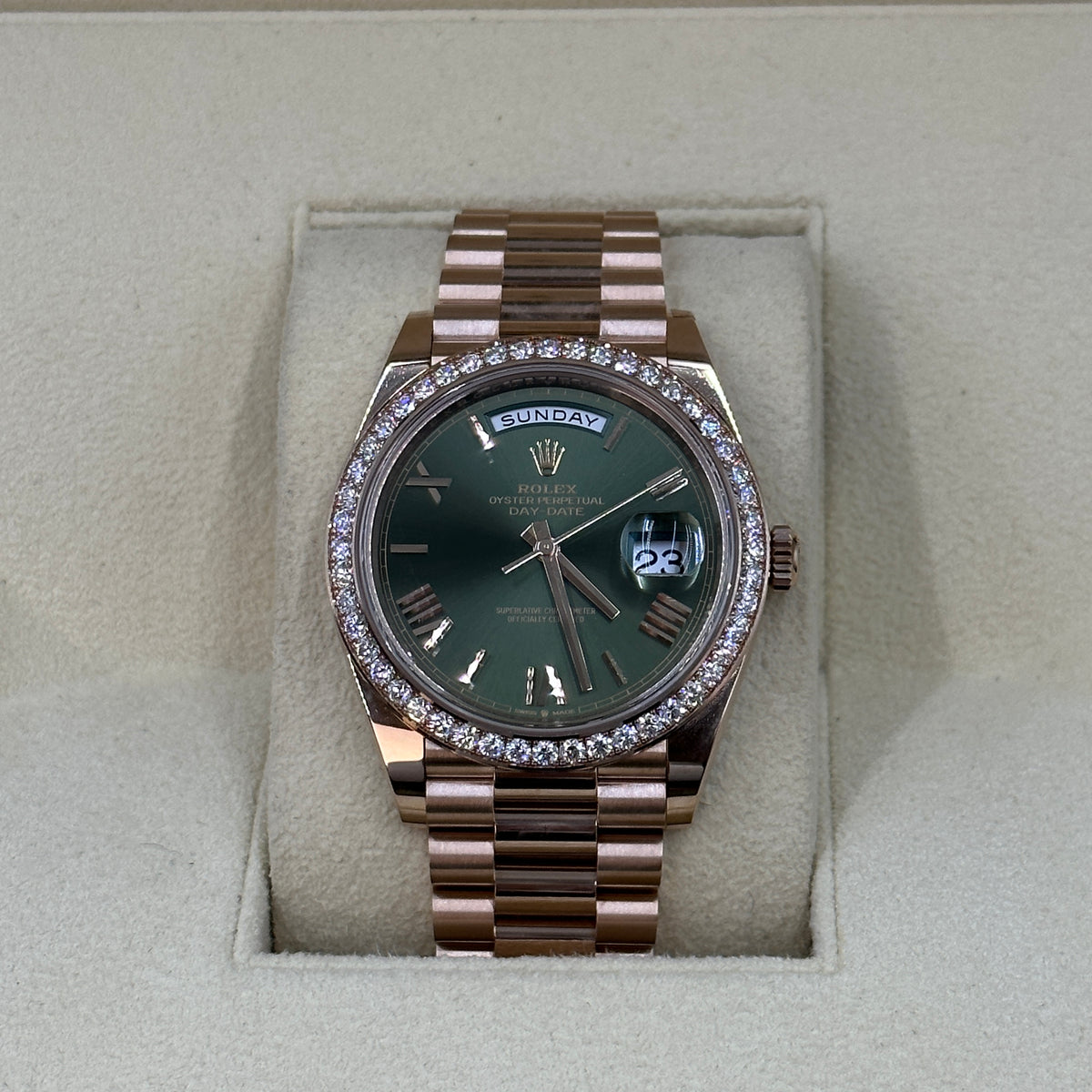 Rolex Day-Date 40 228345RBR Green Roman m228345rbr-0011 2026