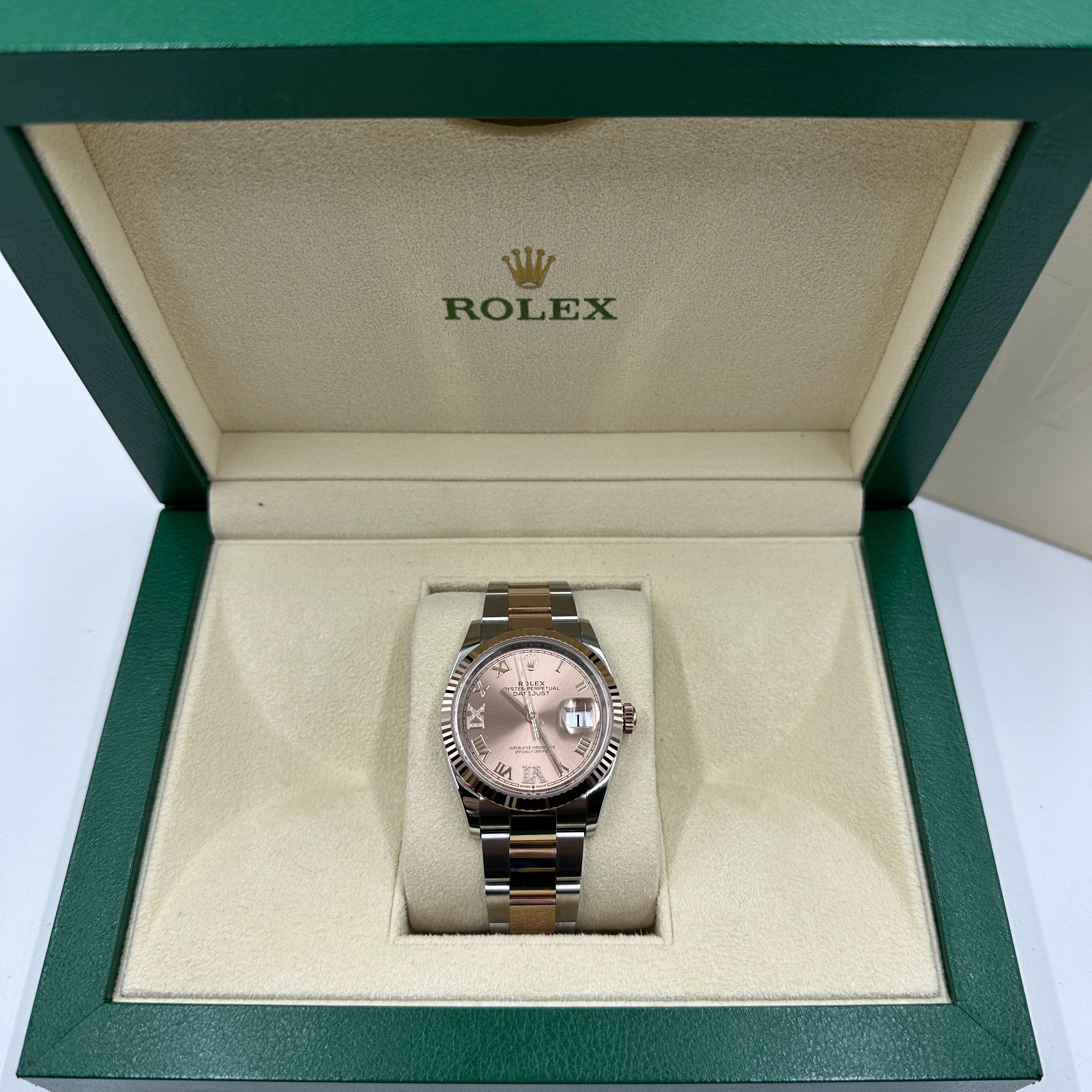 Rolex Datejust 36 126231 Pink VIIX  Roman Oyster 2025