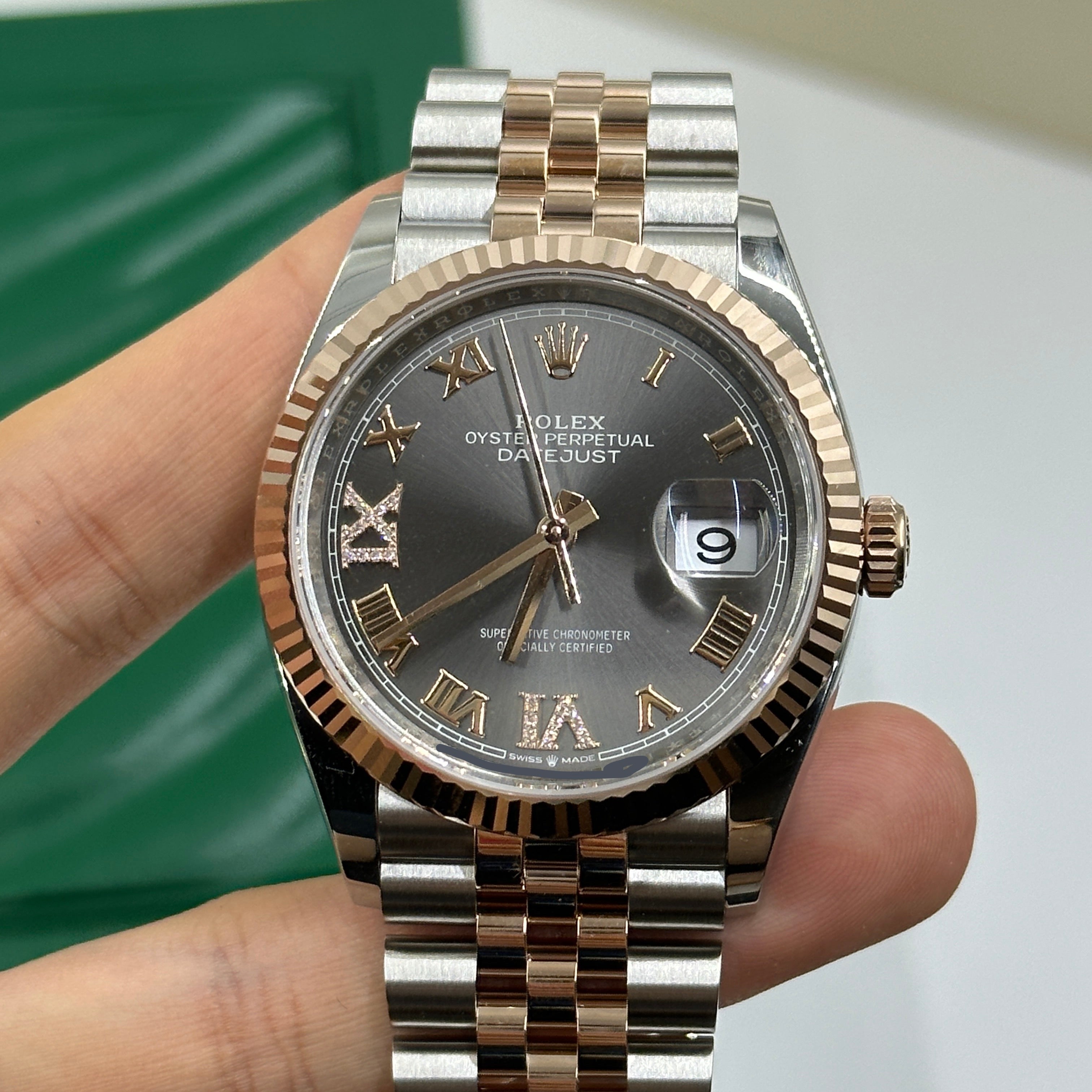 Rolex Datejust 36 126231 Grey VIIX Roman Jubilee 2025