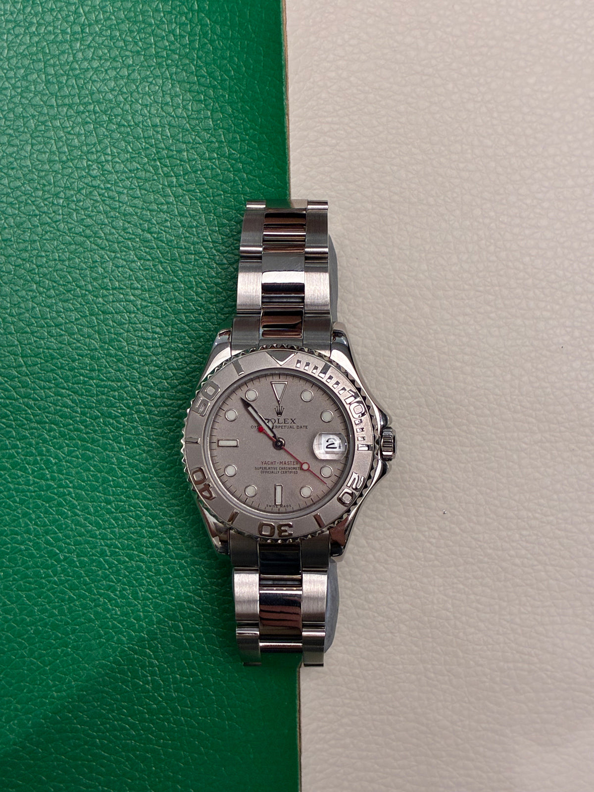 Rolex Yacht-Master 168622 Silver Dot Oyster 2000Full Set-AAX
