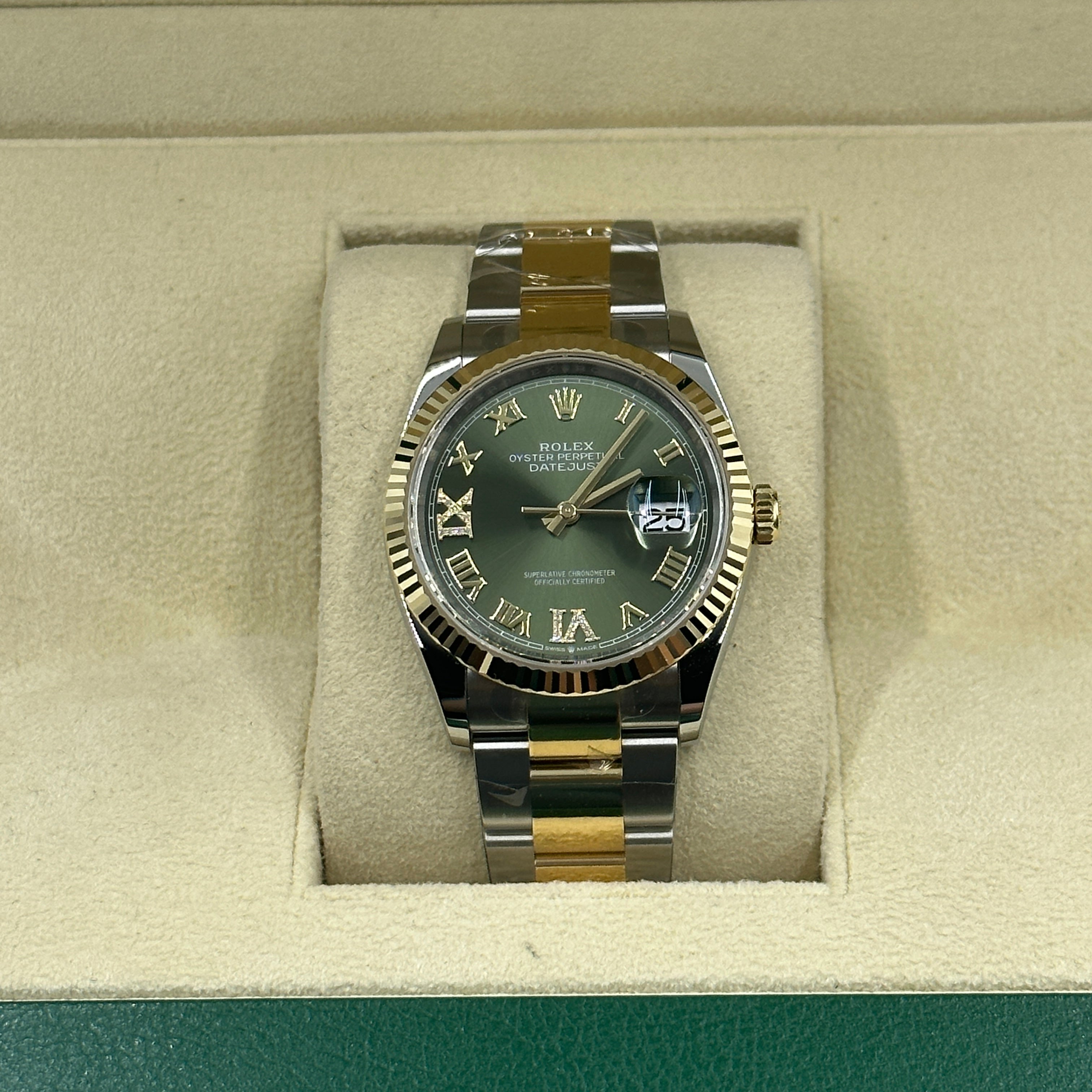 Rolex Datejust 36 126233 Green VIIX Oyster 2025