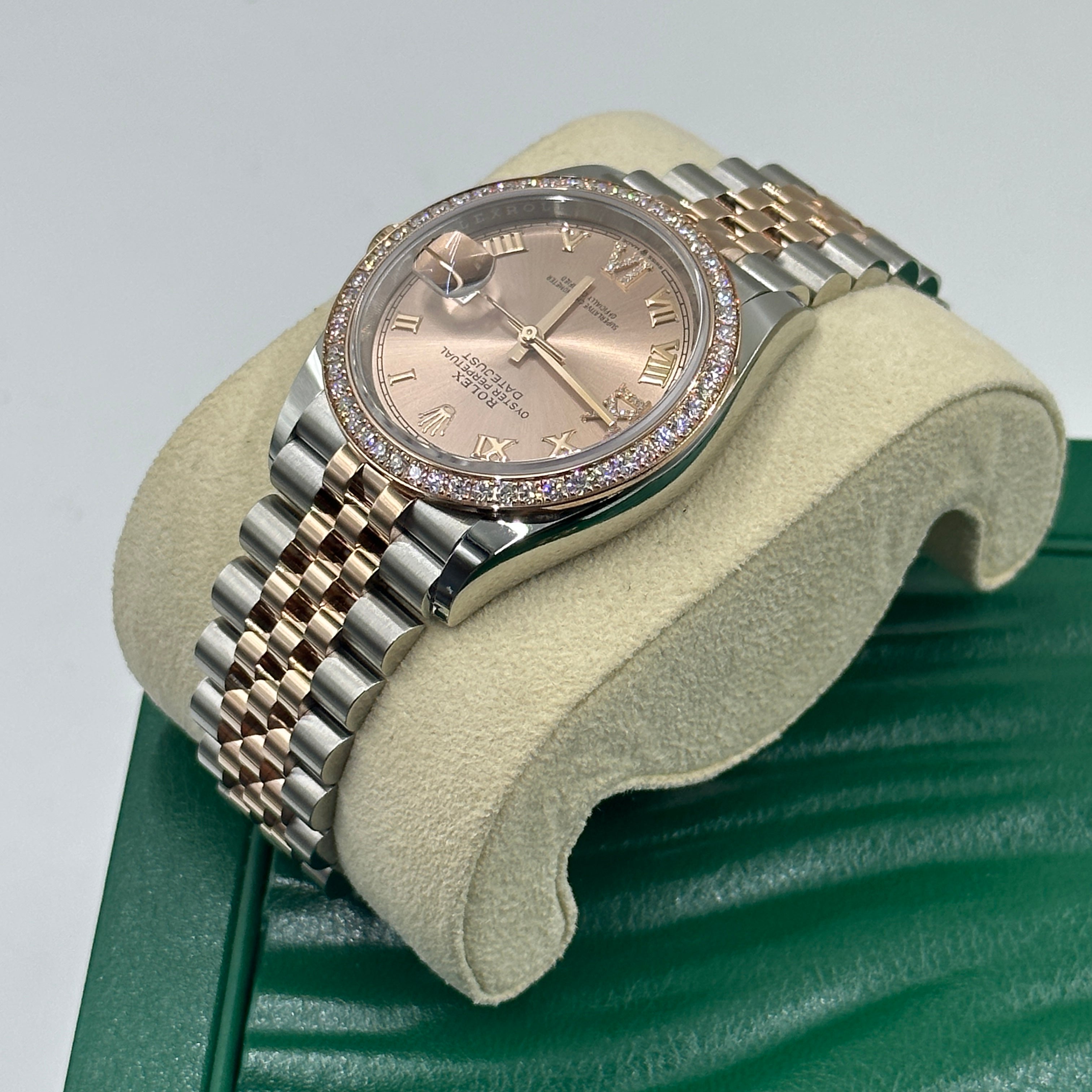 Rolex Datejust 36 126281RBR Pink Roman Dial Jubilee
