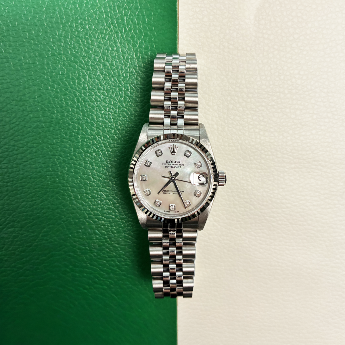 Rolex Datejust 31 78274 Mother of Pearl Diamond Jubilee 2000Full Set-AAL