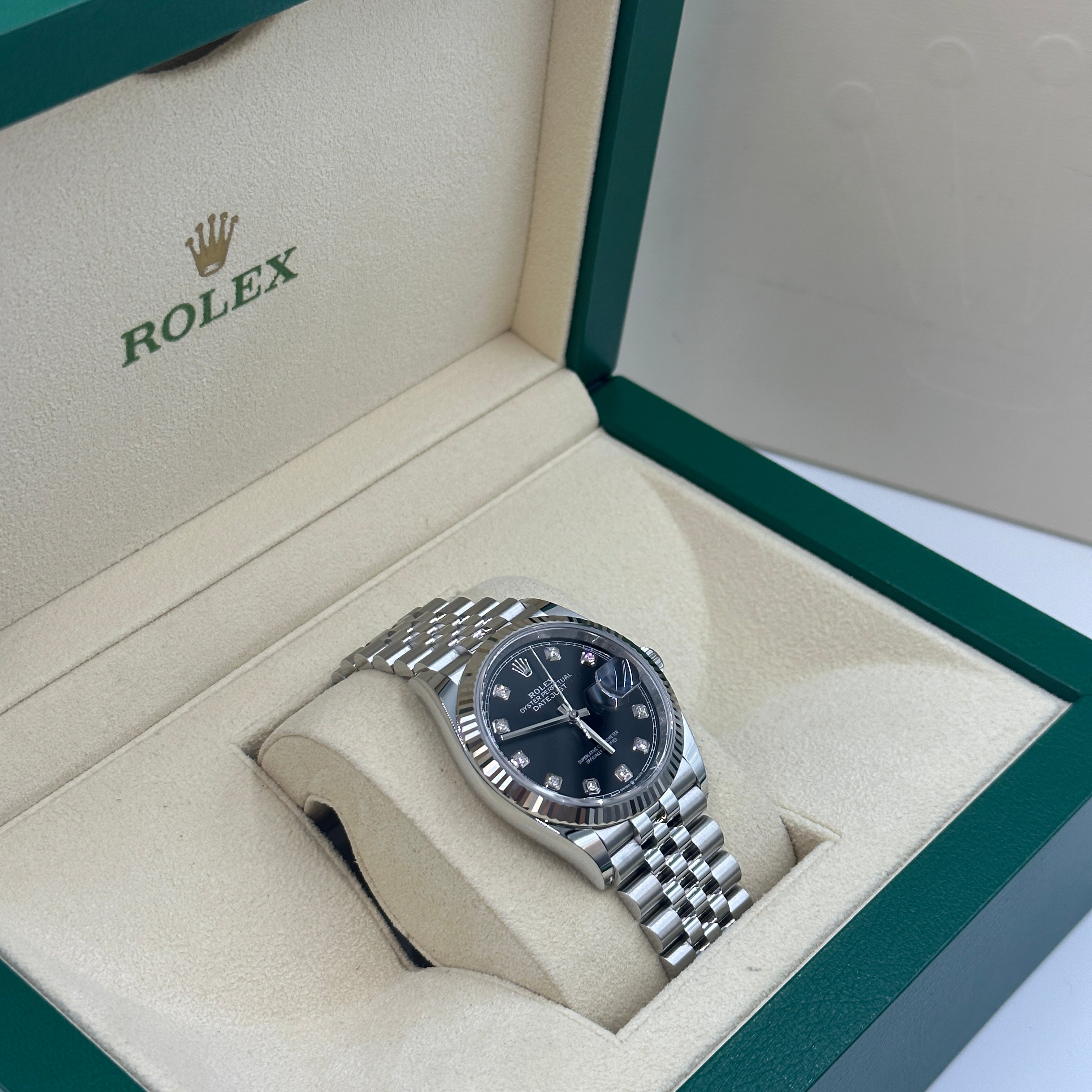 Rolex Datejust 36 126281RBR G BLACK JUB