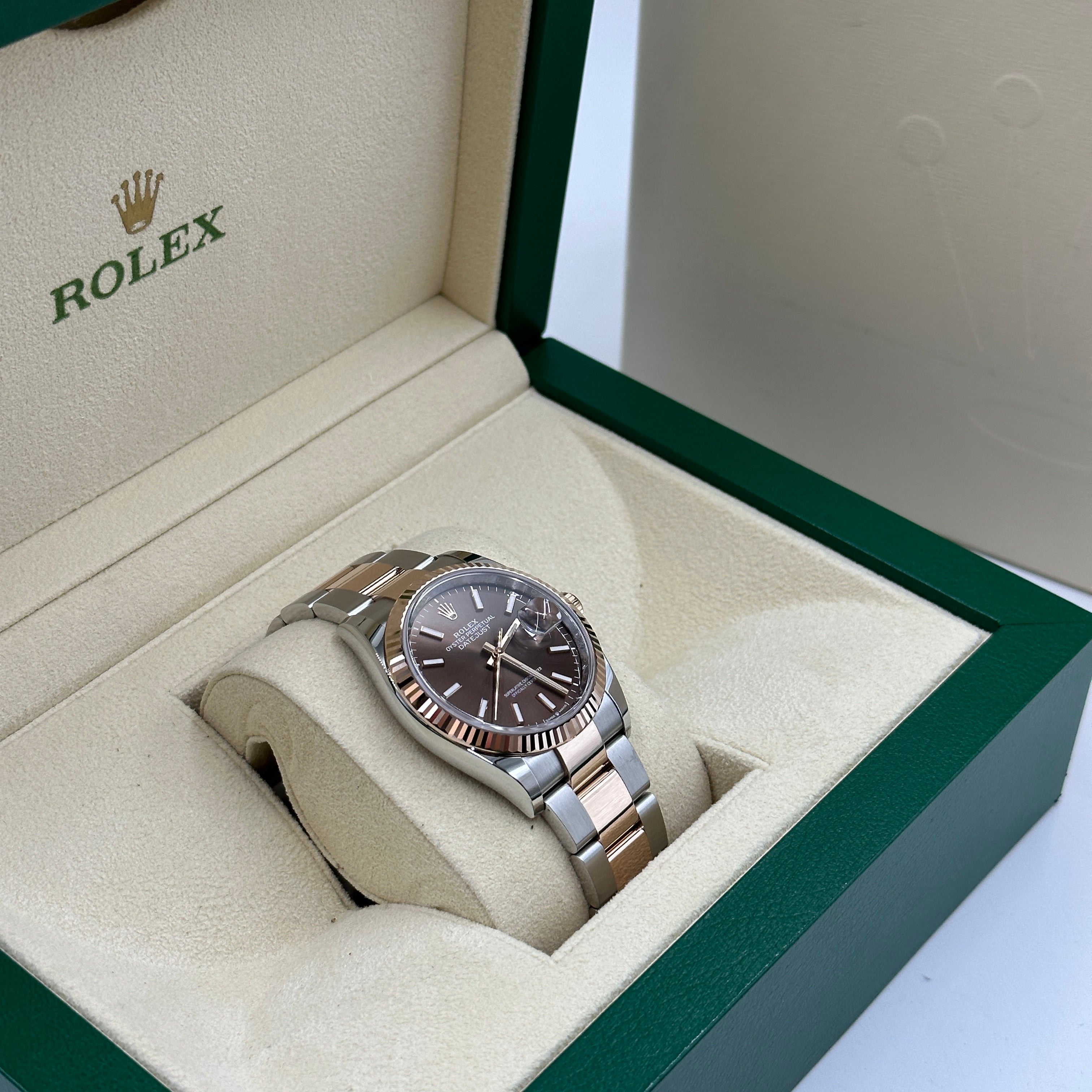 Rolex Datejust 36 126231 Choc Index Oyster 2025