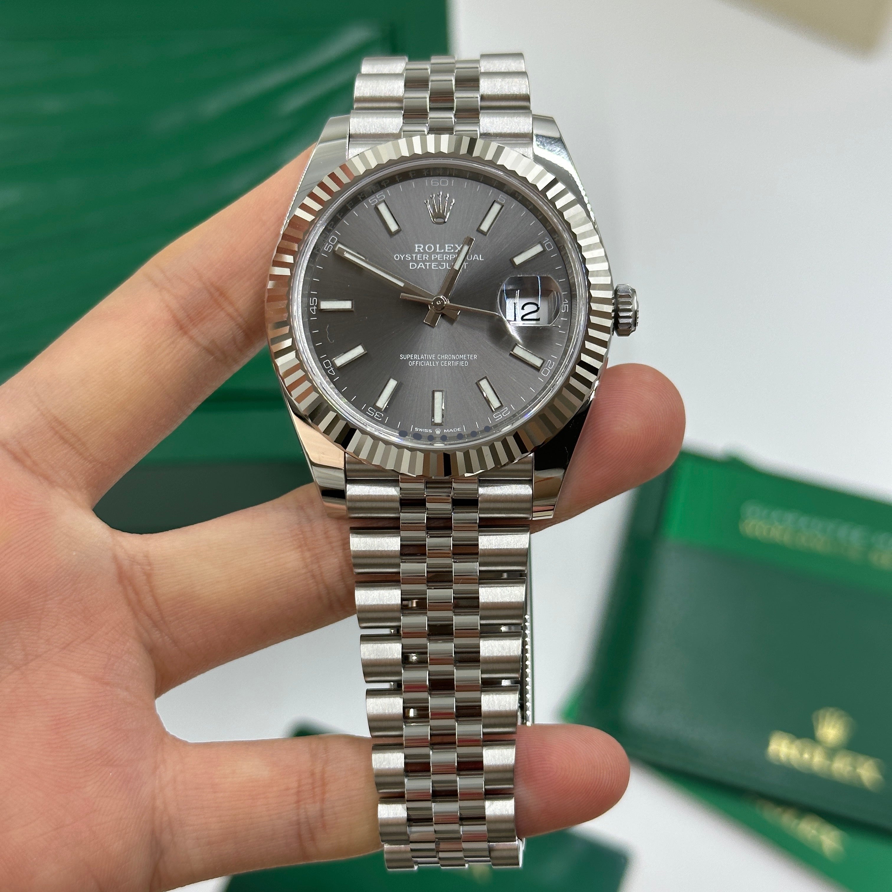 Rolex Datejust 41 126334 Grey Jubilee 2025