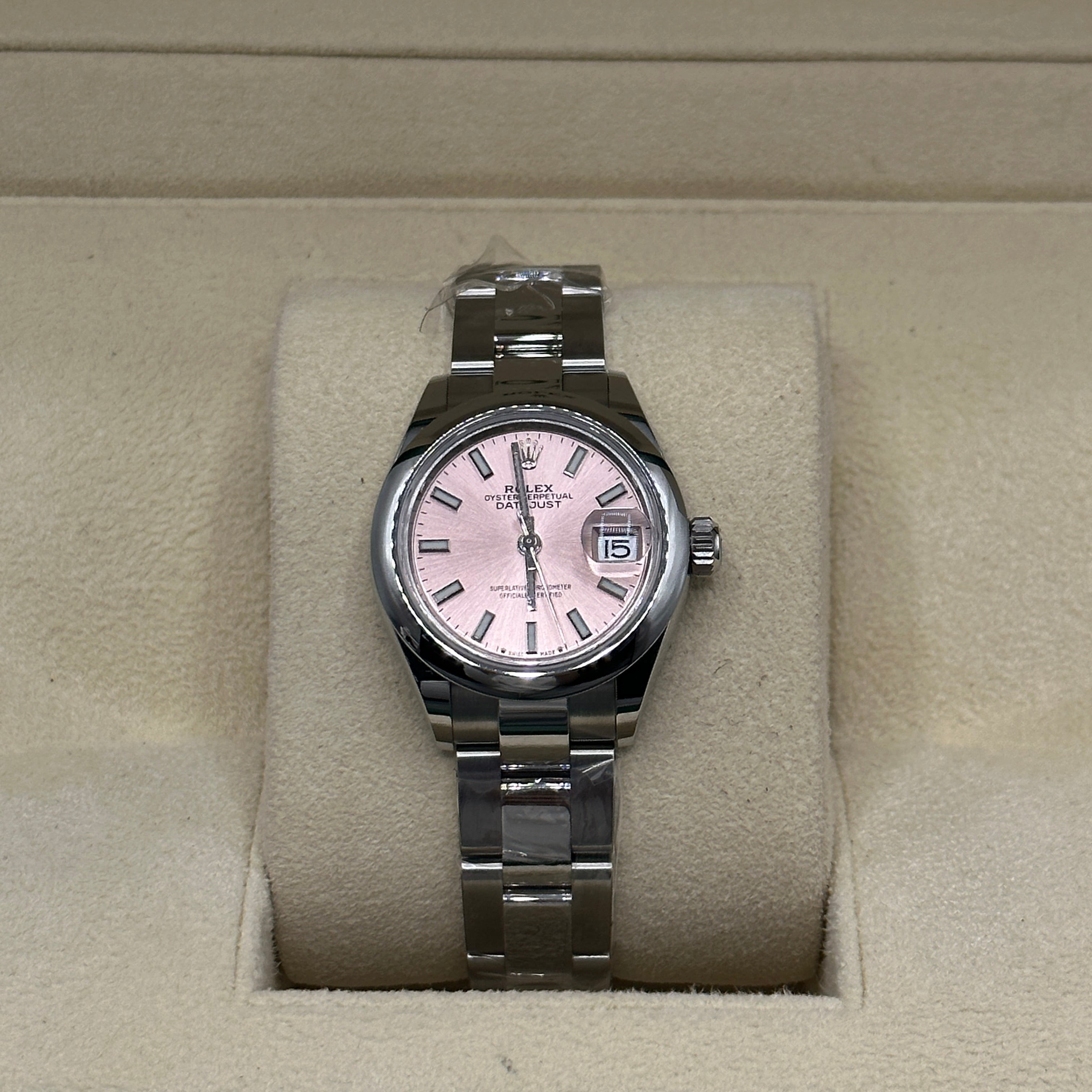 Rolex Lady-Datejust 279160 Pink Index Oyster 2025