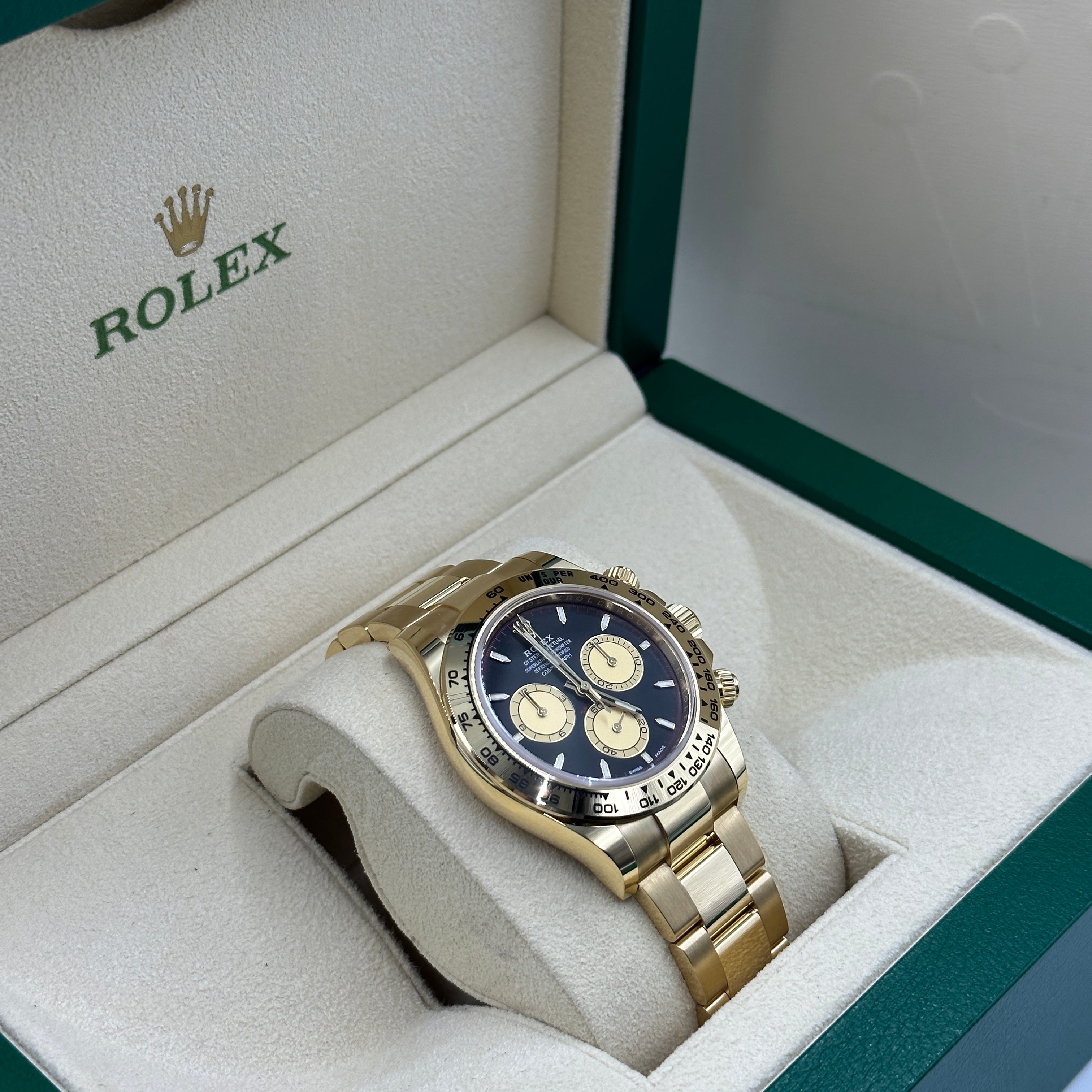 Rolex Cosmograph Daytona 126508 Intense black and champagne-colour