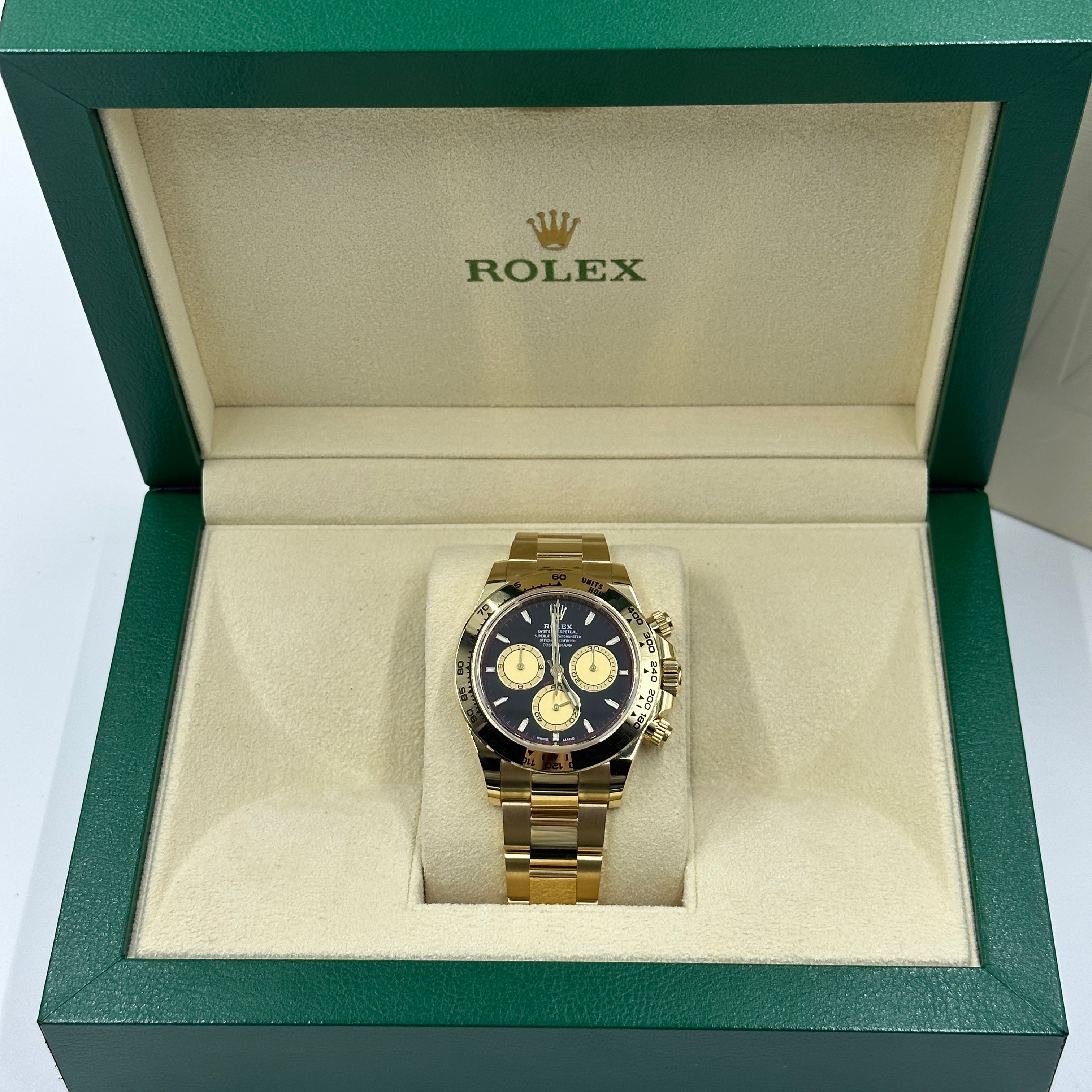 Rolex Cosmograph Daytona 126508 Intense black and champagne-colour