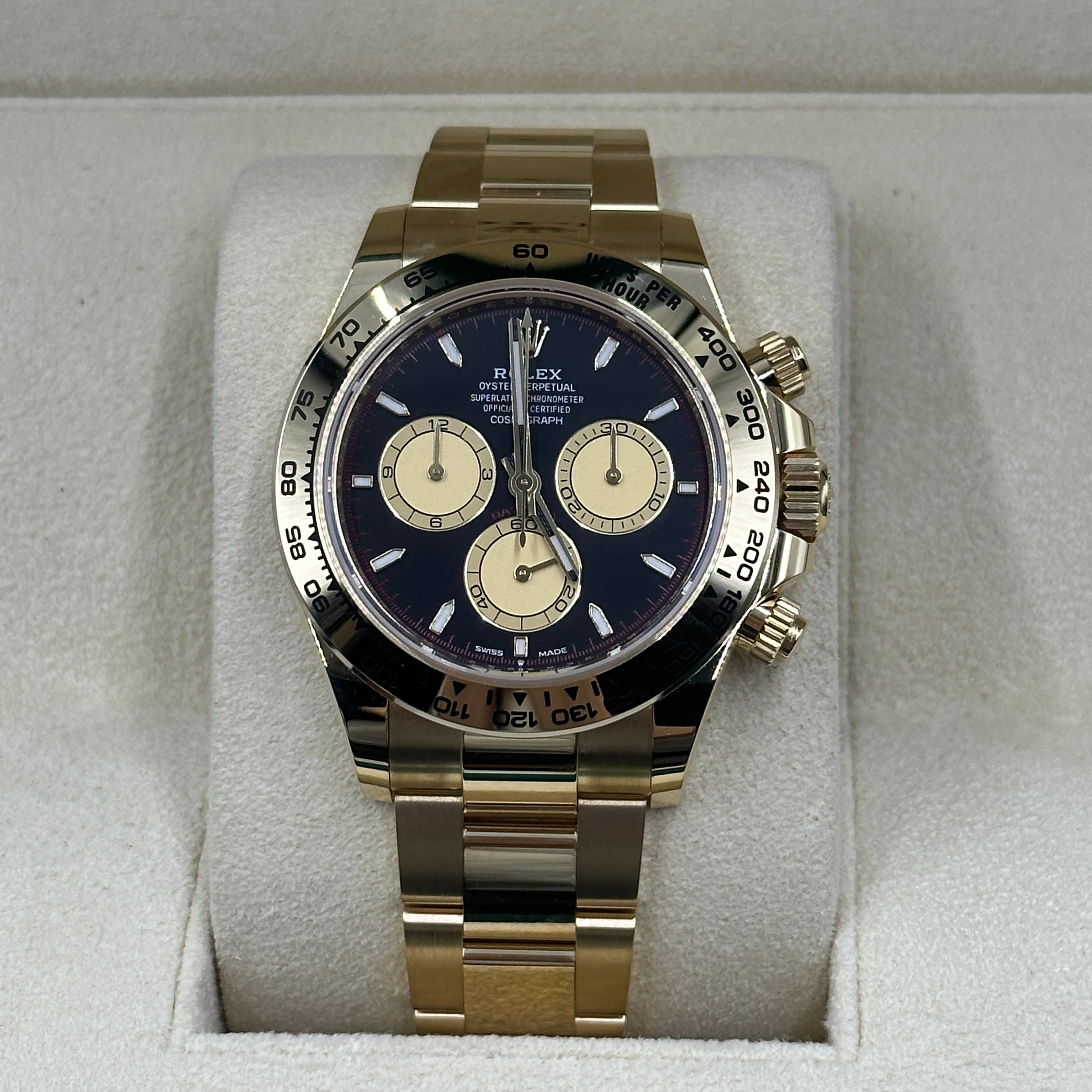 Rolex Cosmograph Daytona 126508 Intense black and champagne-colour