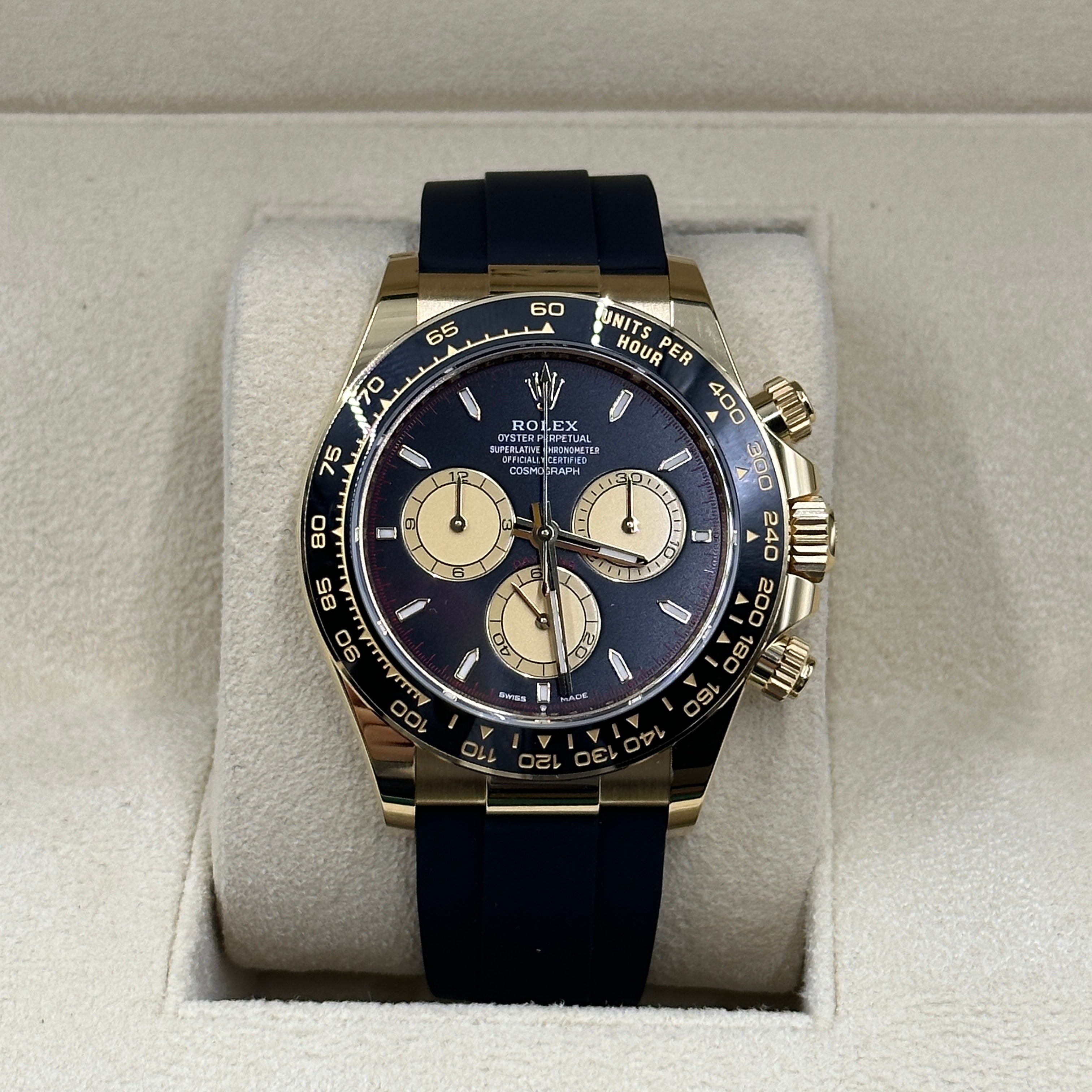 Rolex Cosmograph Daytona 126518 Intense black and champagne-colour