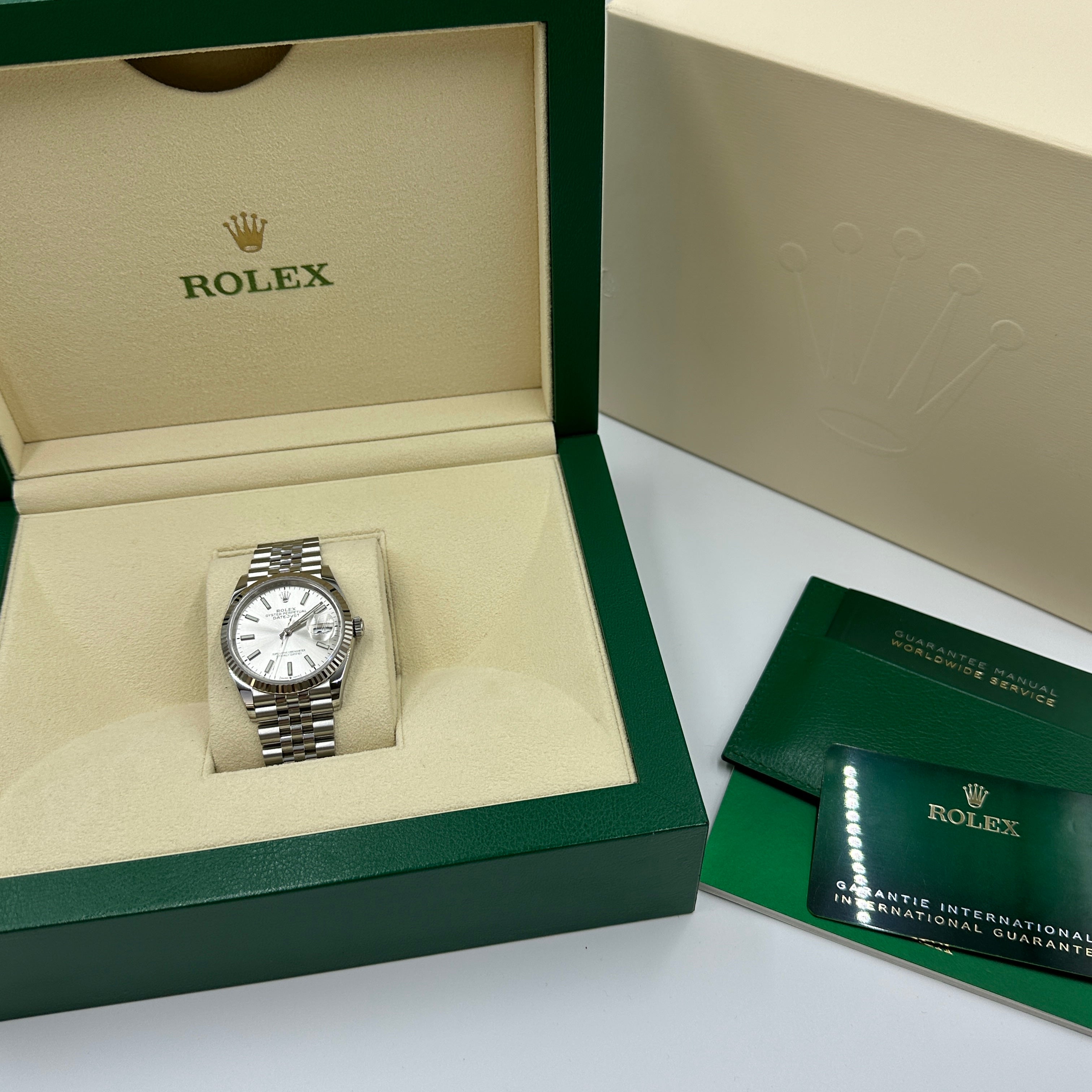 Rolex Datejust 36 126234 Silver Index Jubilee 2025