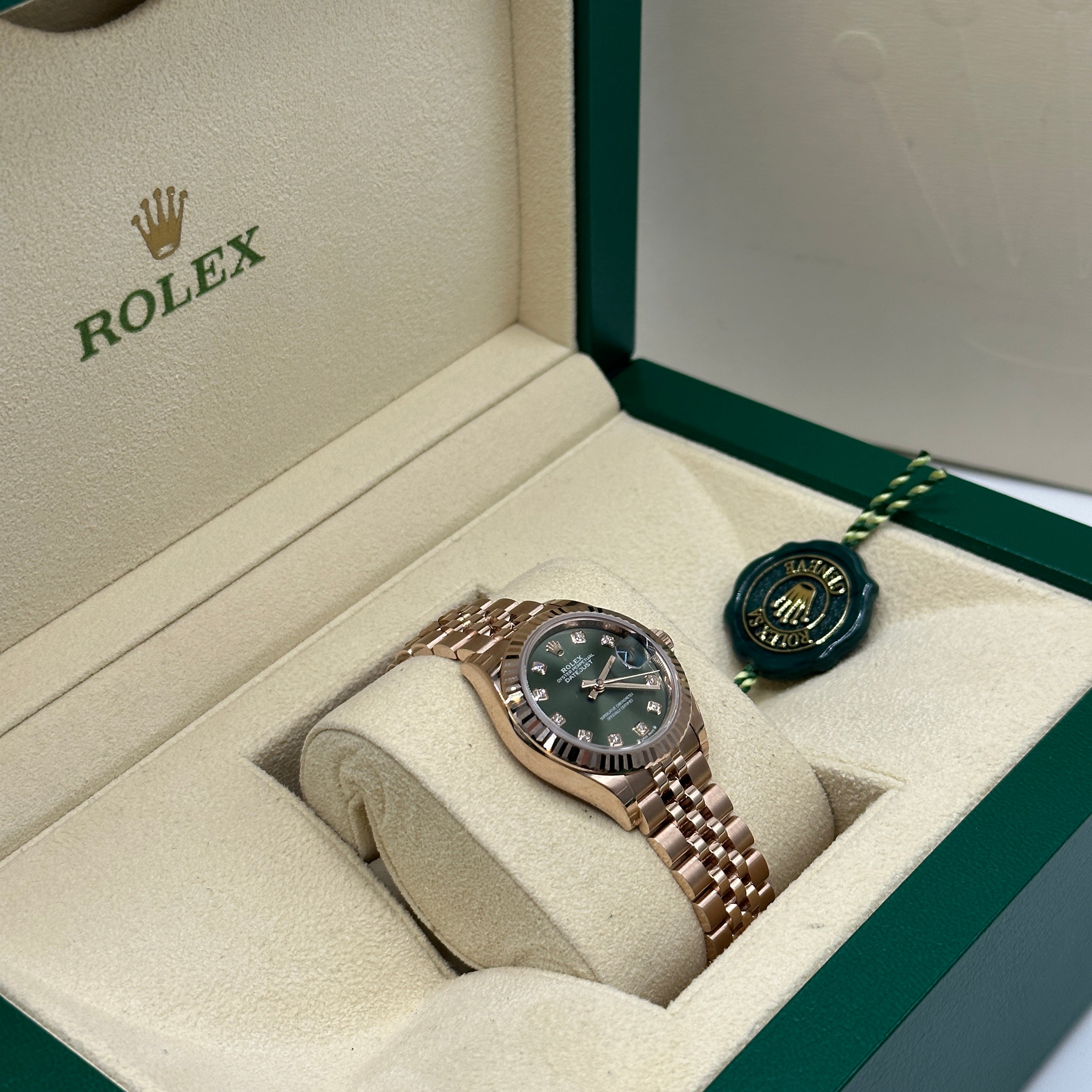 Rolex Lady-Datejust 279175G Green Jubilee 2024