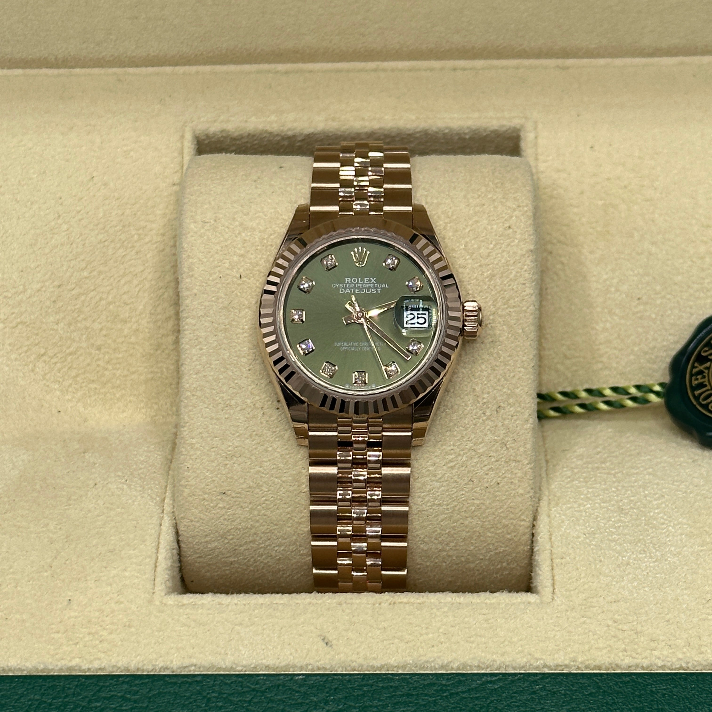 Rolex Lady-Datejust 279175G Green Jubilee 2024