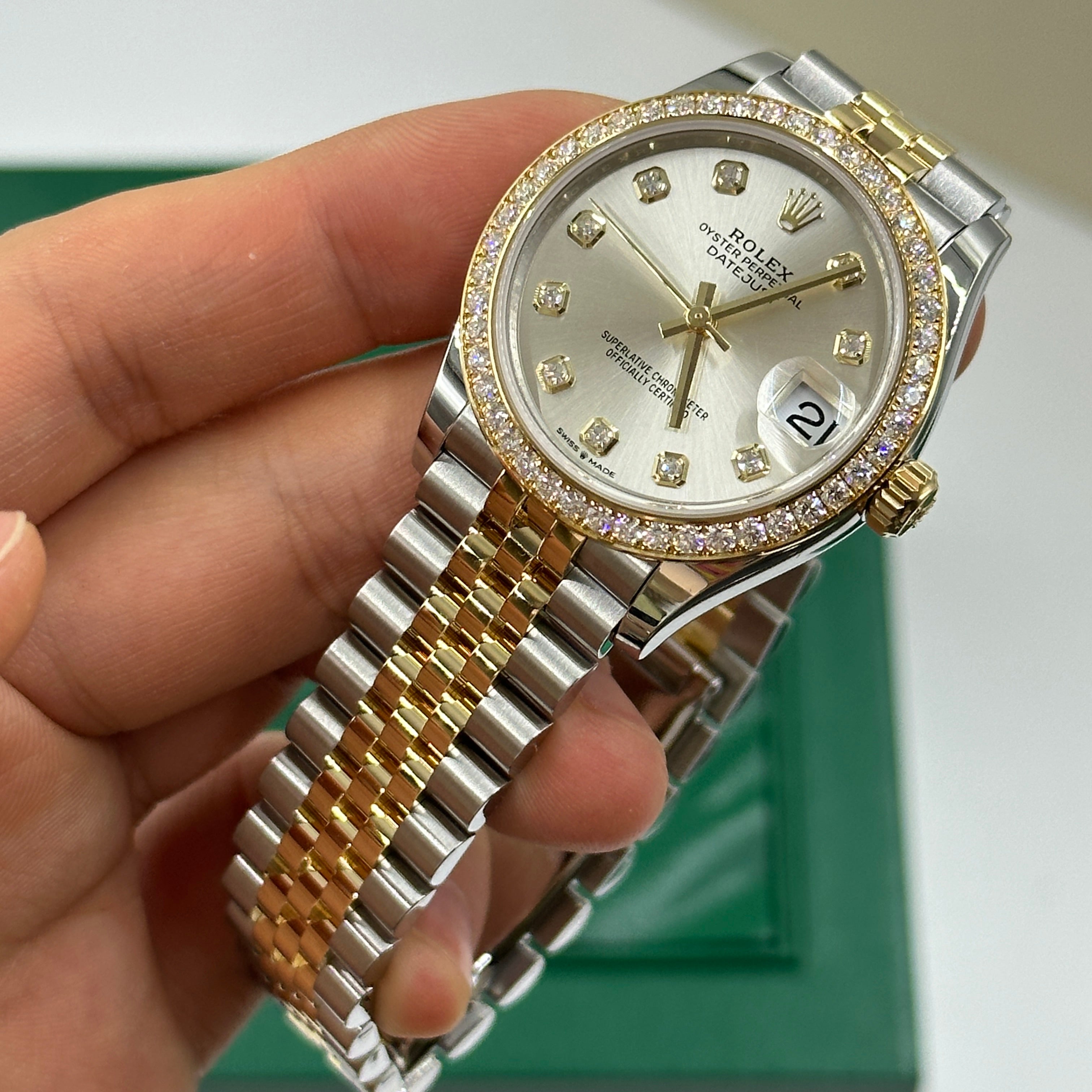 Rolex 278383RBR G SILVER Jub