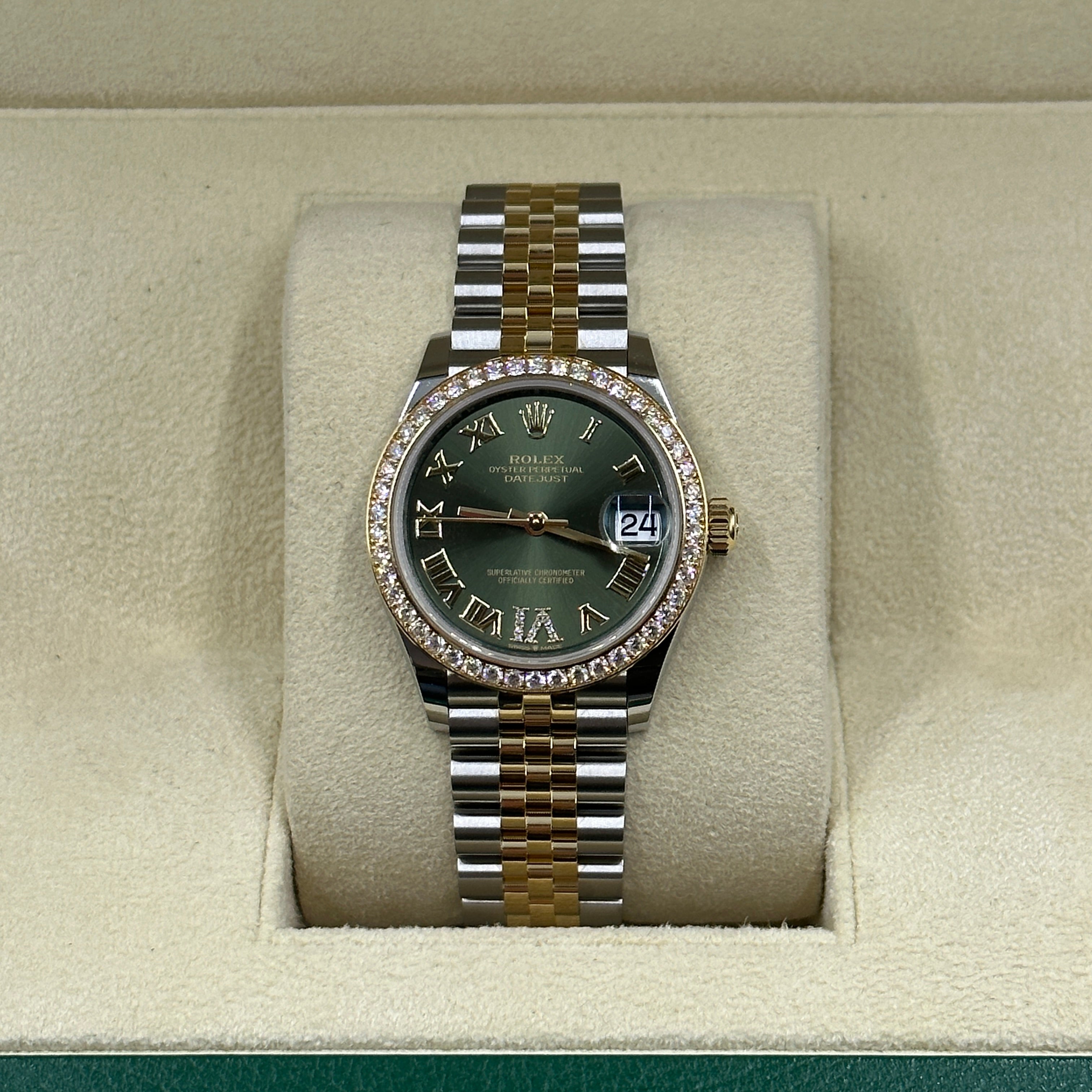 Rolex Datejust 31 278383RBR Green VI Jubilee 2025