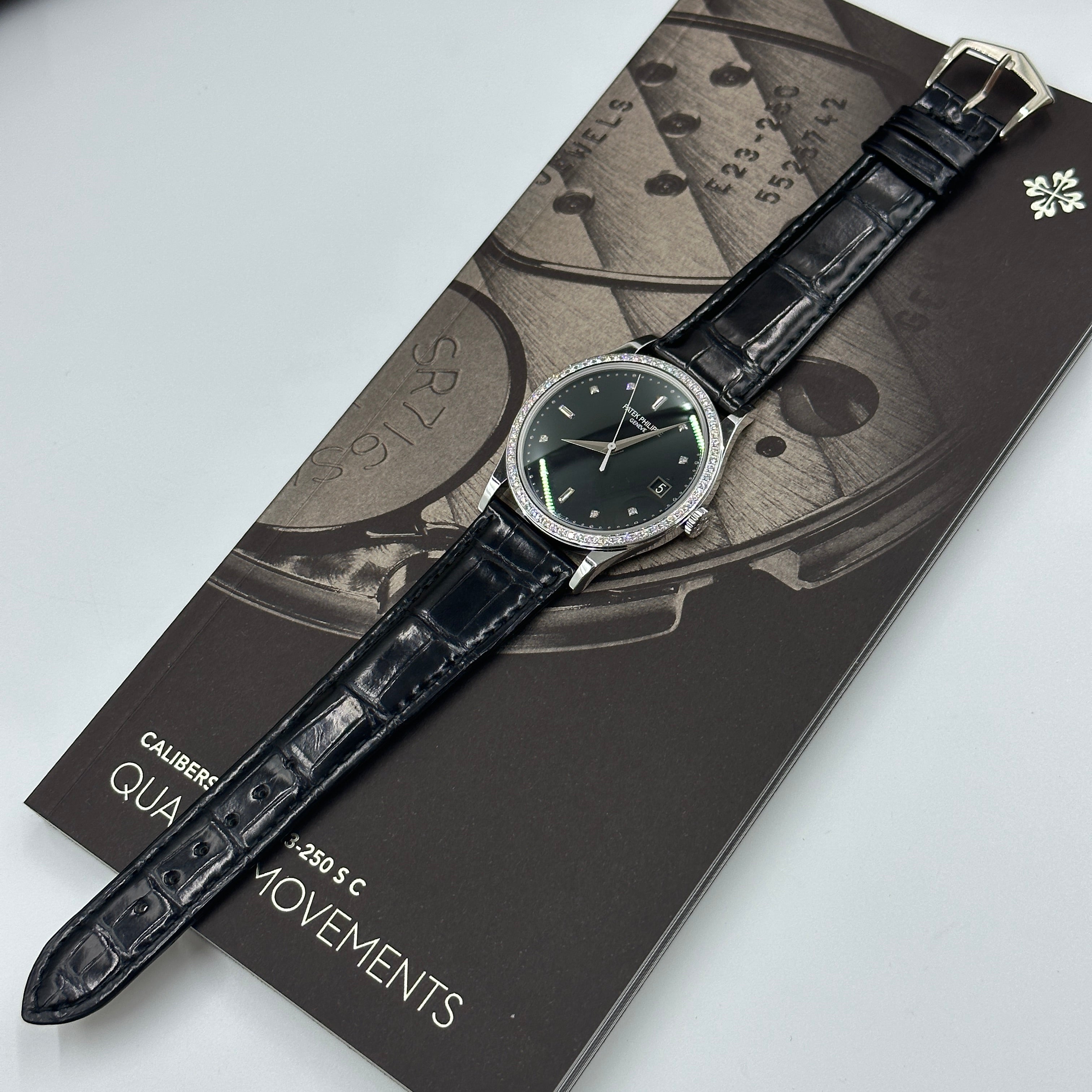 Patek Philippe Calatrava 5297G‑001 Diamond Bezel White‑Gold 38 mm