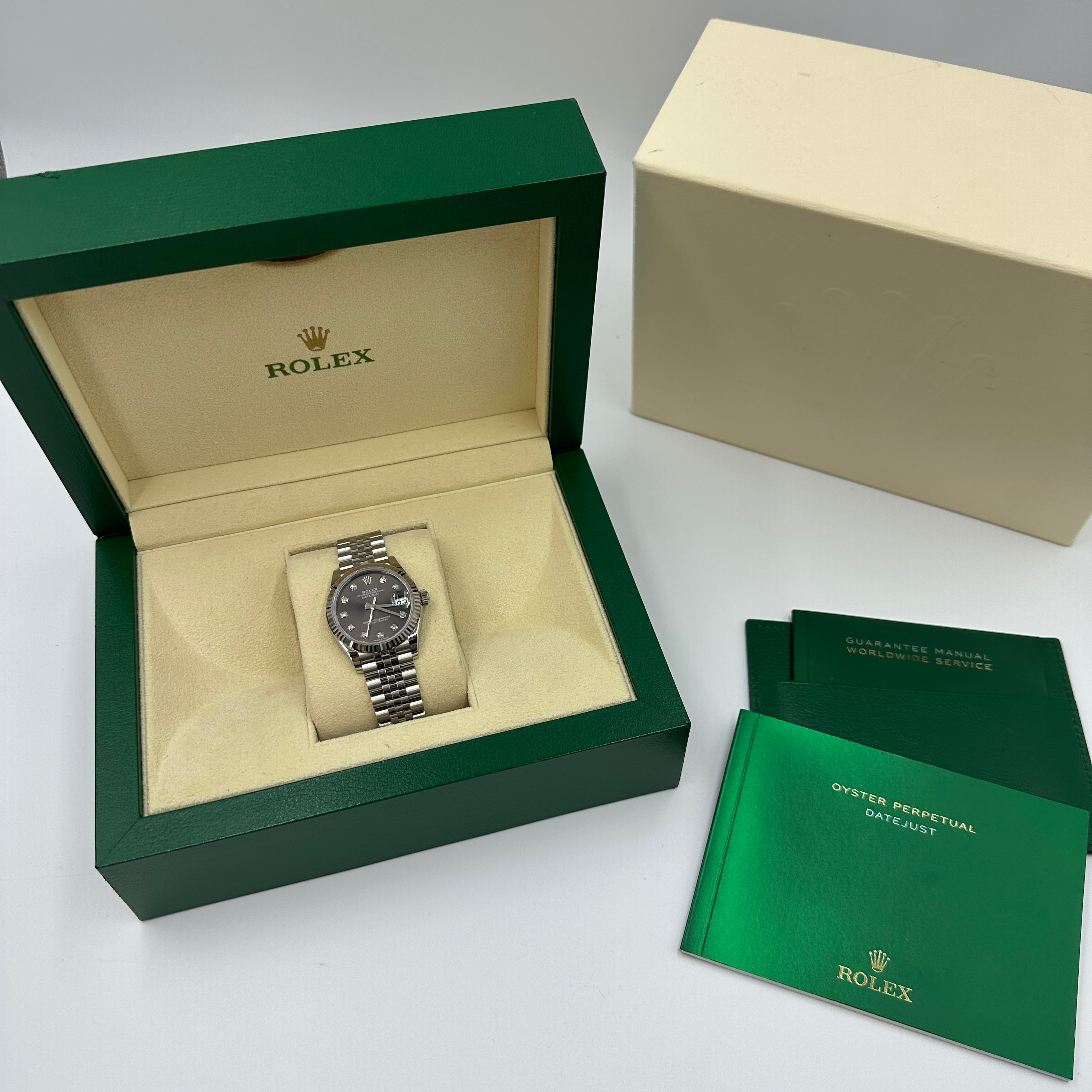 Rolex Datejust 31 278274G Grey Diamonds Jubilee