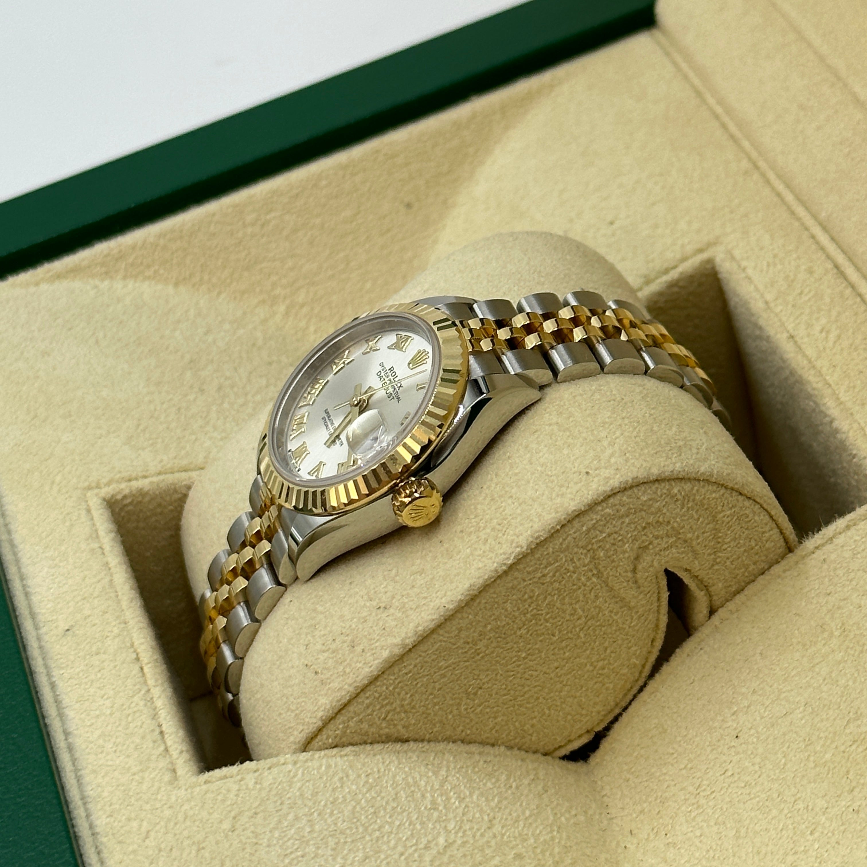 Rolex Lady-Datejust 28 279173 SILVER ROMAN JUB