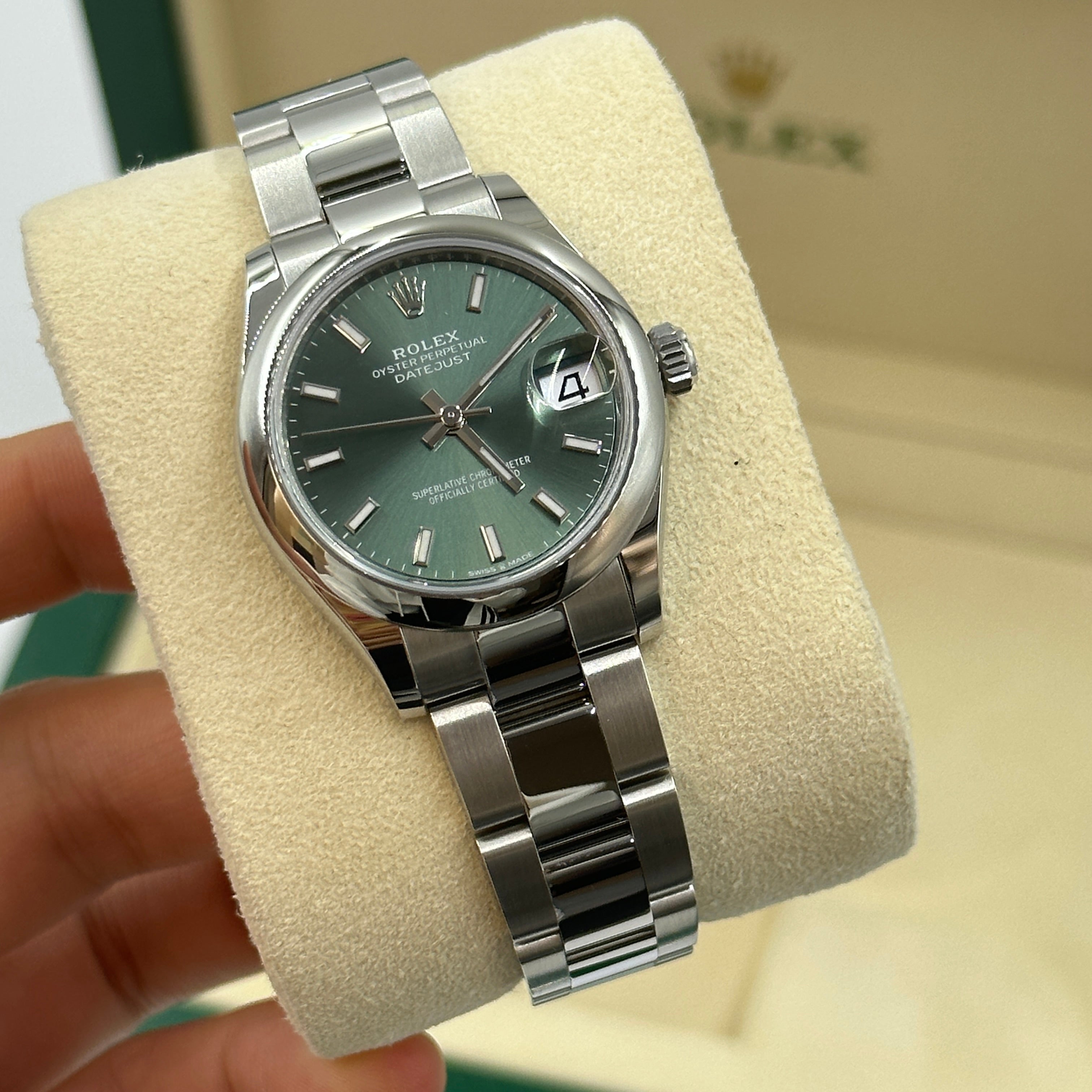 Rolex Datejust 31 278240 GREEN INDEX OYS