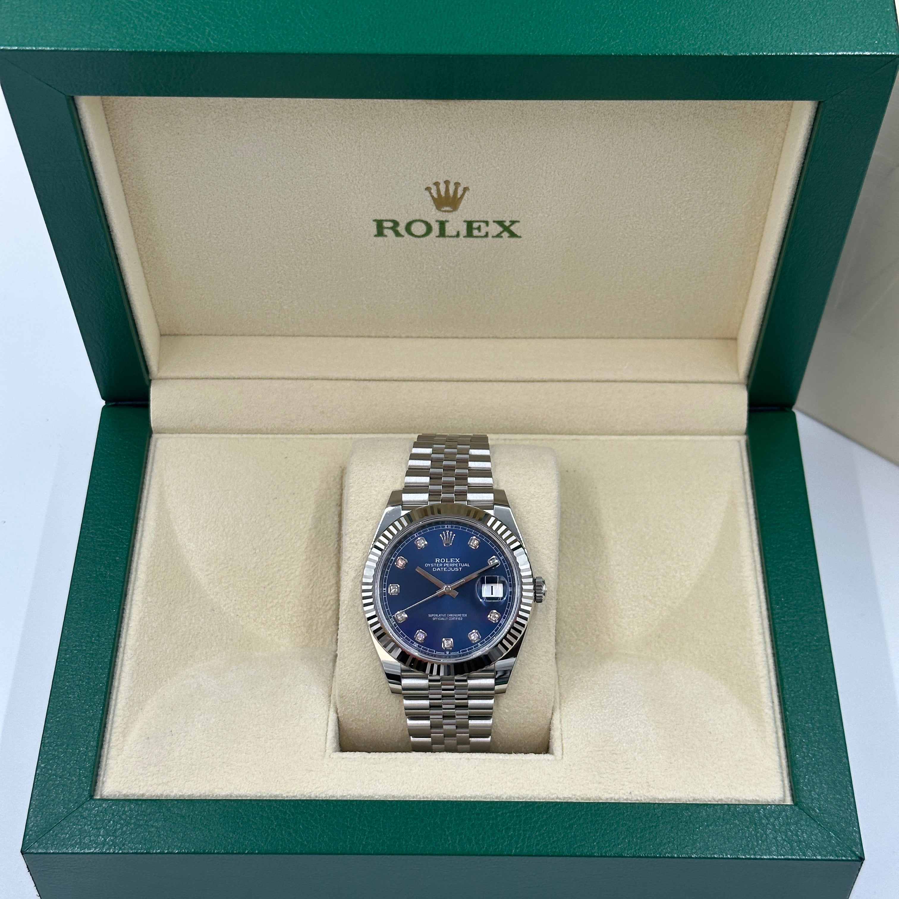 Rolex Datejust 41 126334G Blue Jubilee 2025