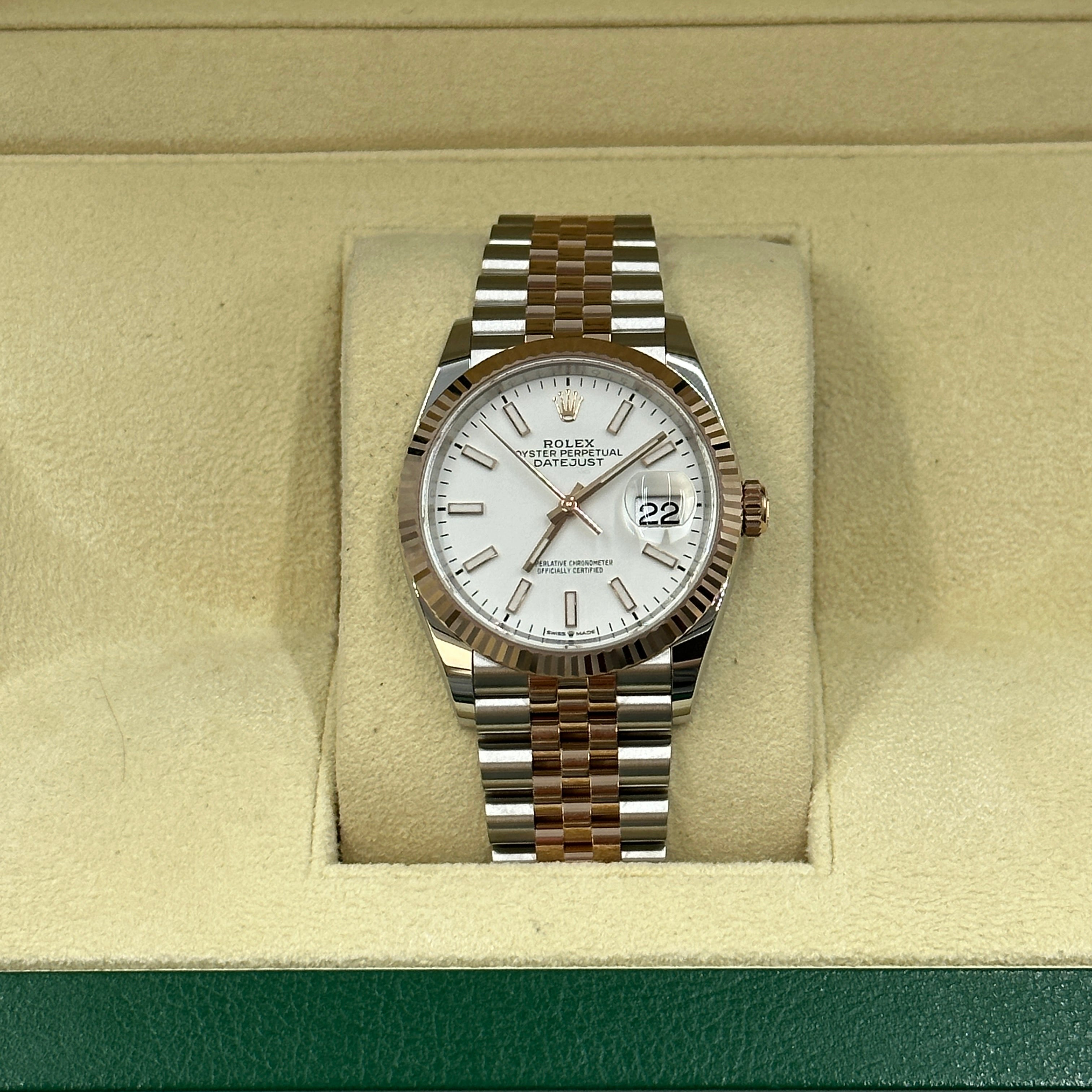 Rolex Datejust 36 126231 White Roman Jubilee 2025