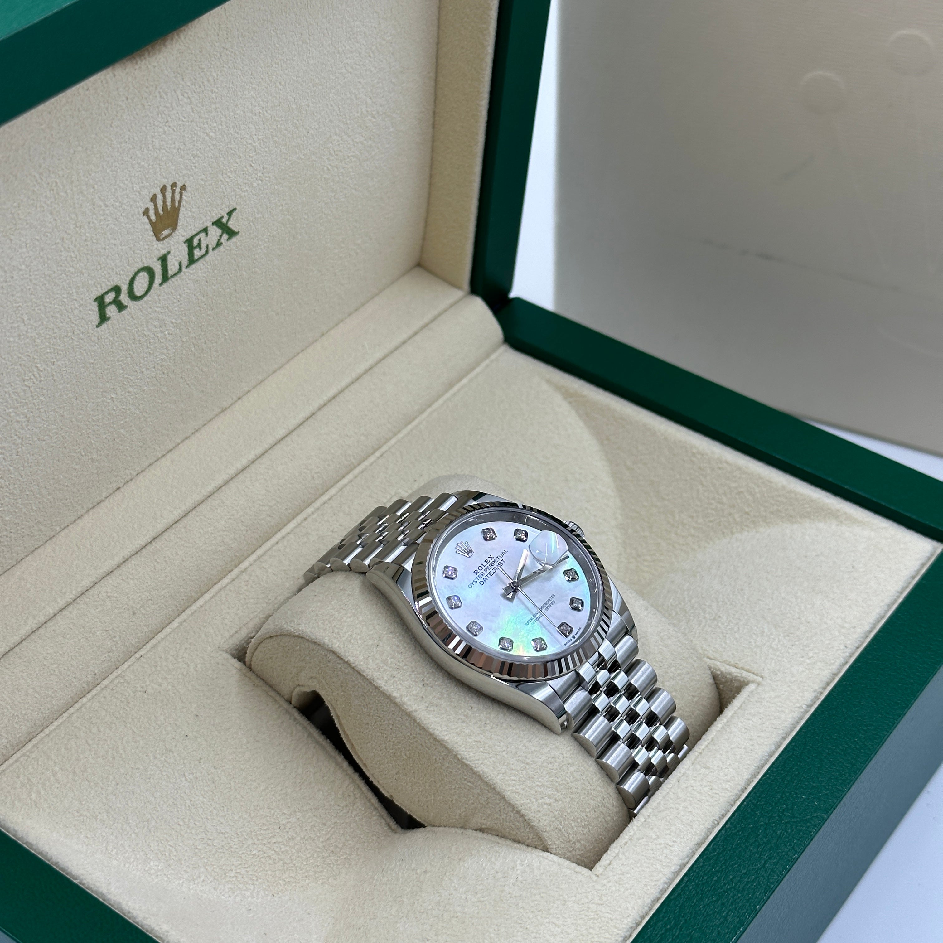 Rolex Datejust 36 126234Ng White Jubilee 2025
