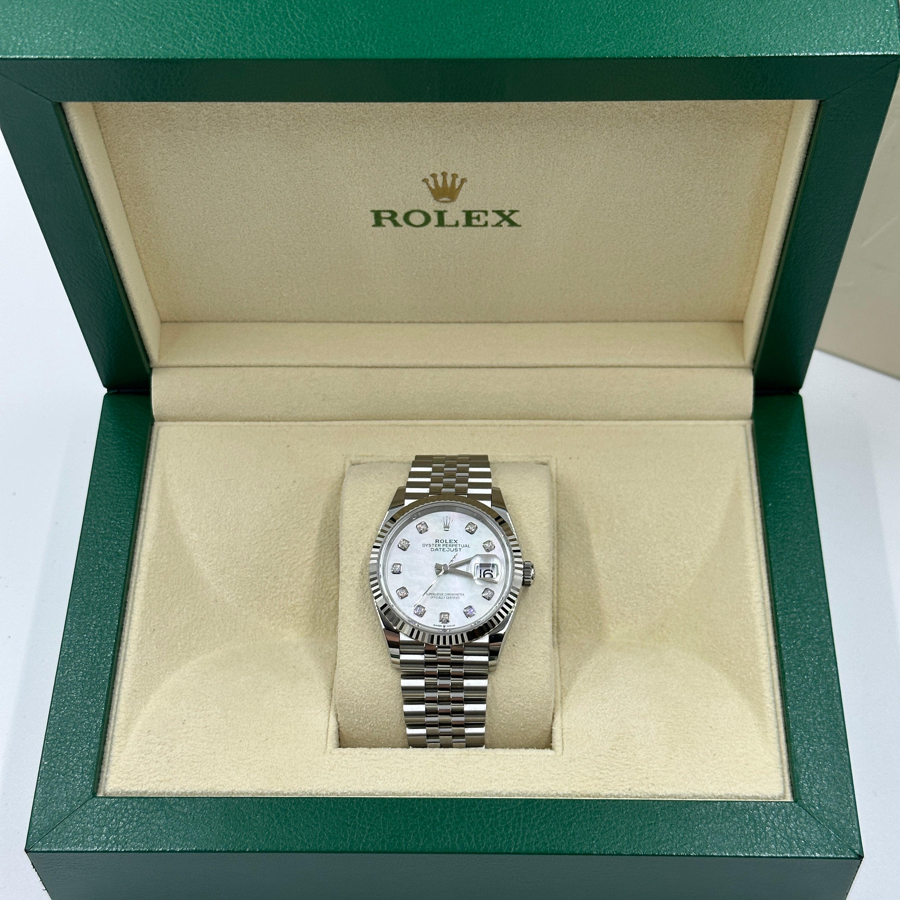 Rolex Datejust 36 126234Ng White Jubilee 2025