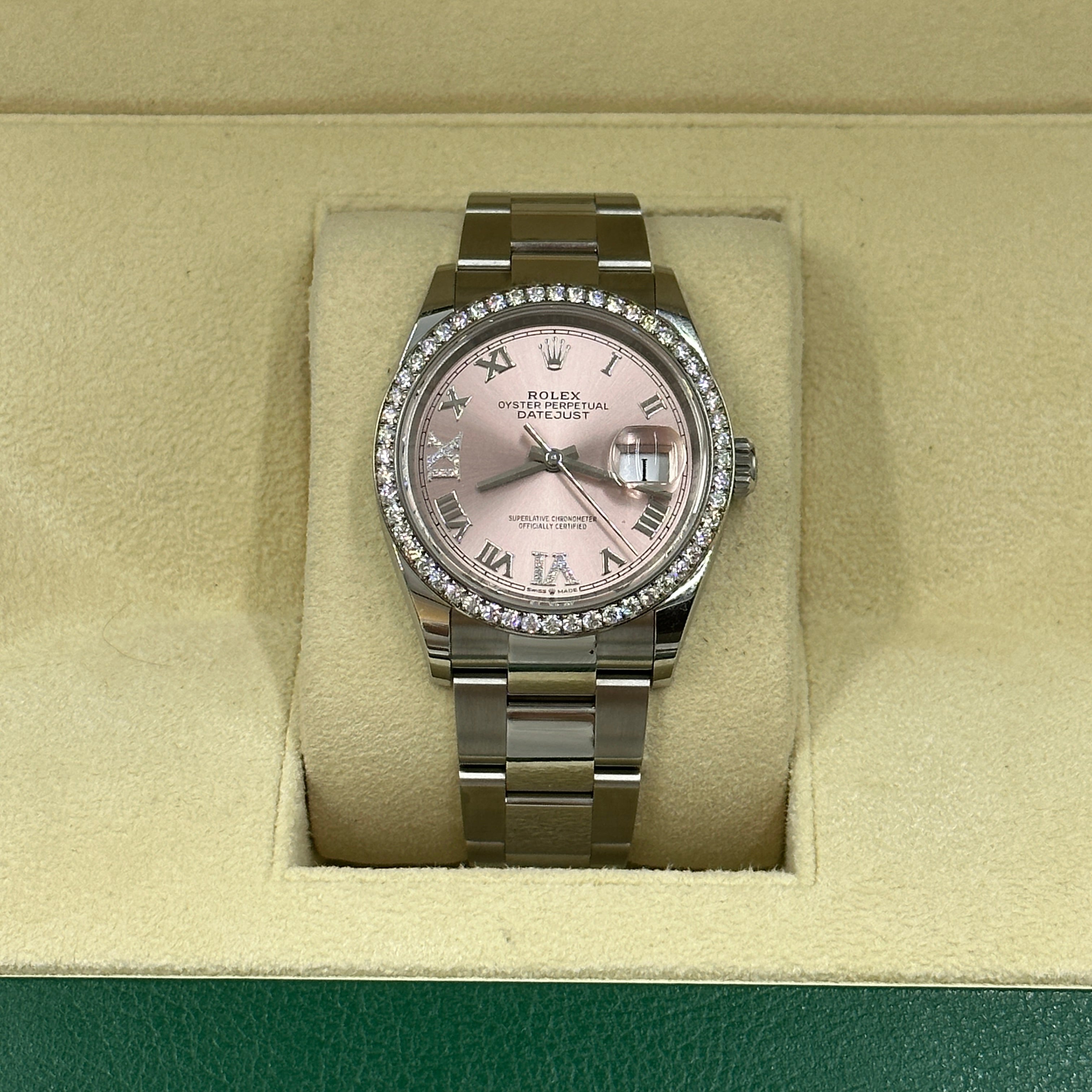 Rolex Datejust 36 126284 Pink VIIX Oyster 2024