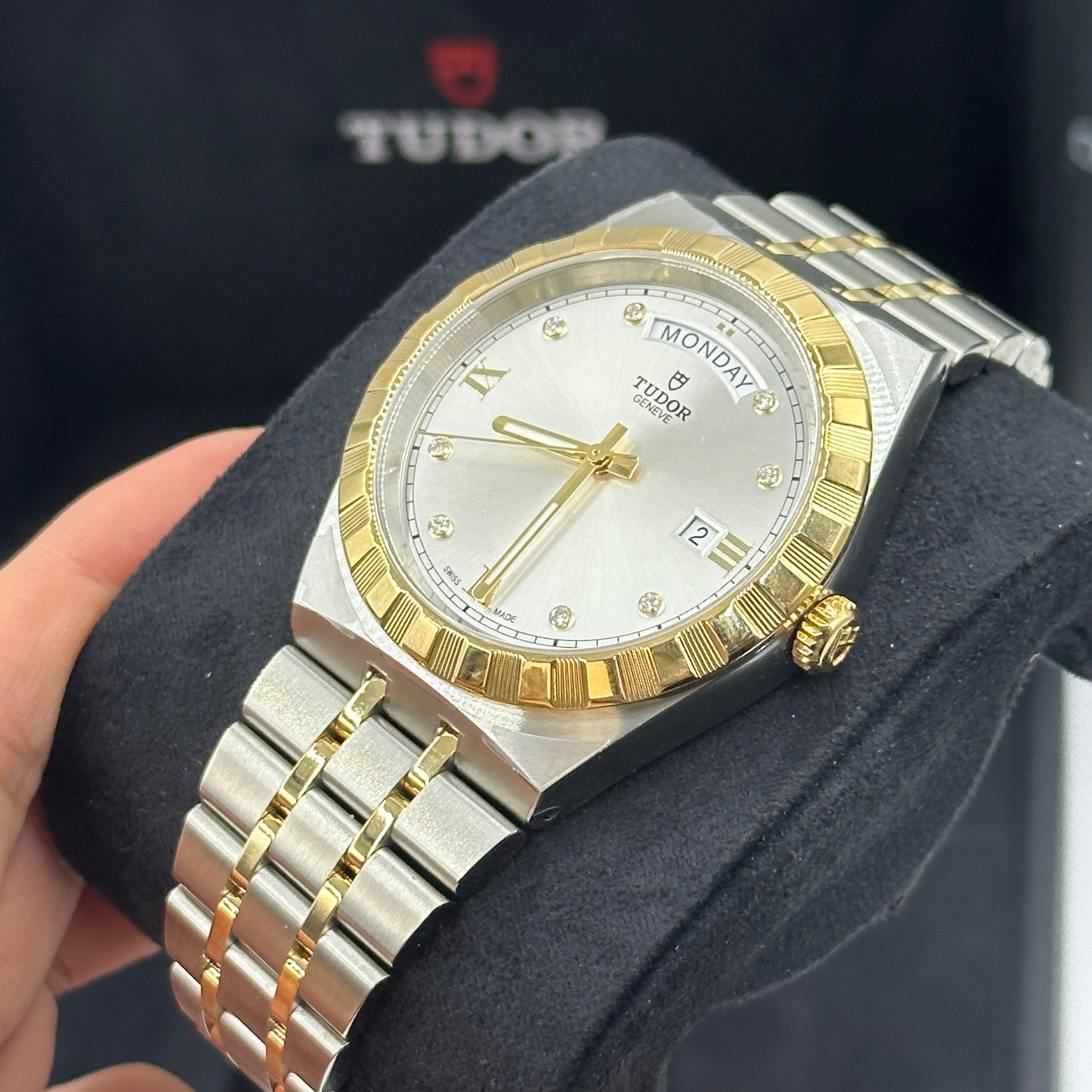 TUDOR ROYAL 28603-0002 SILVER DIAMOND