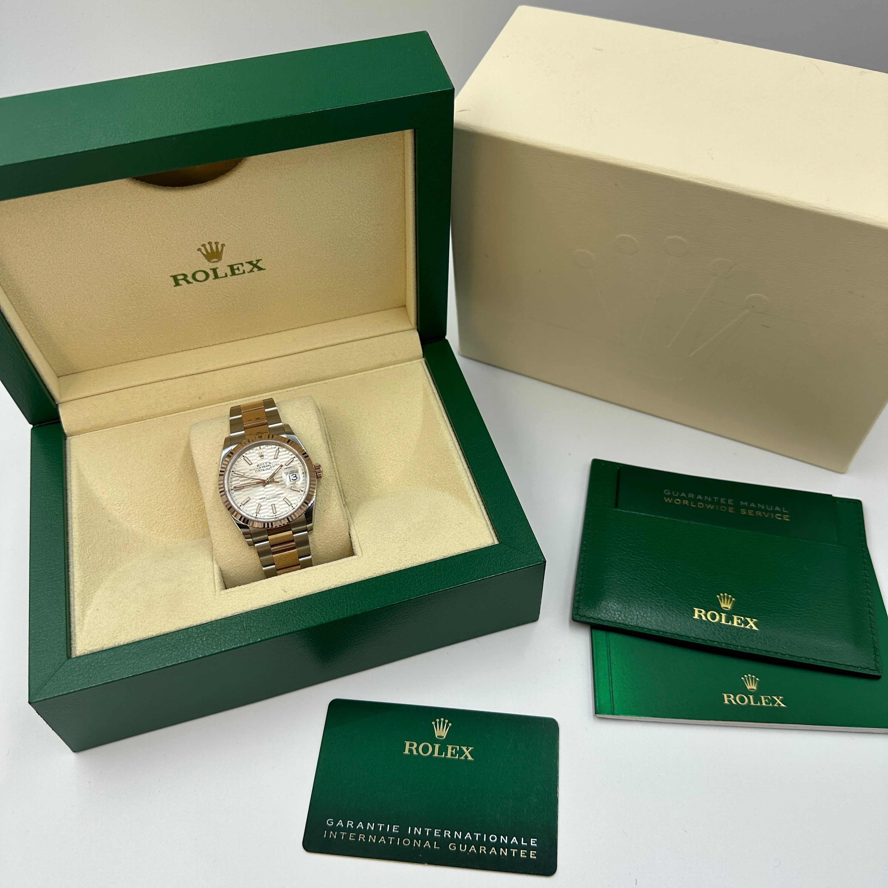 Rolex Datejust 36 126231 Silver Index  Fluted Oyster 2024