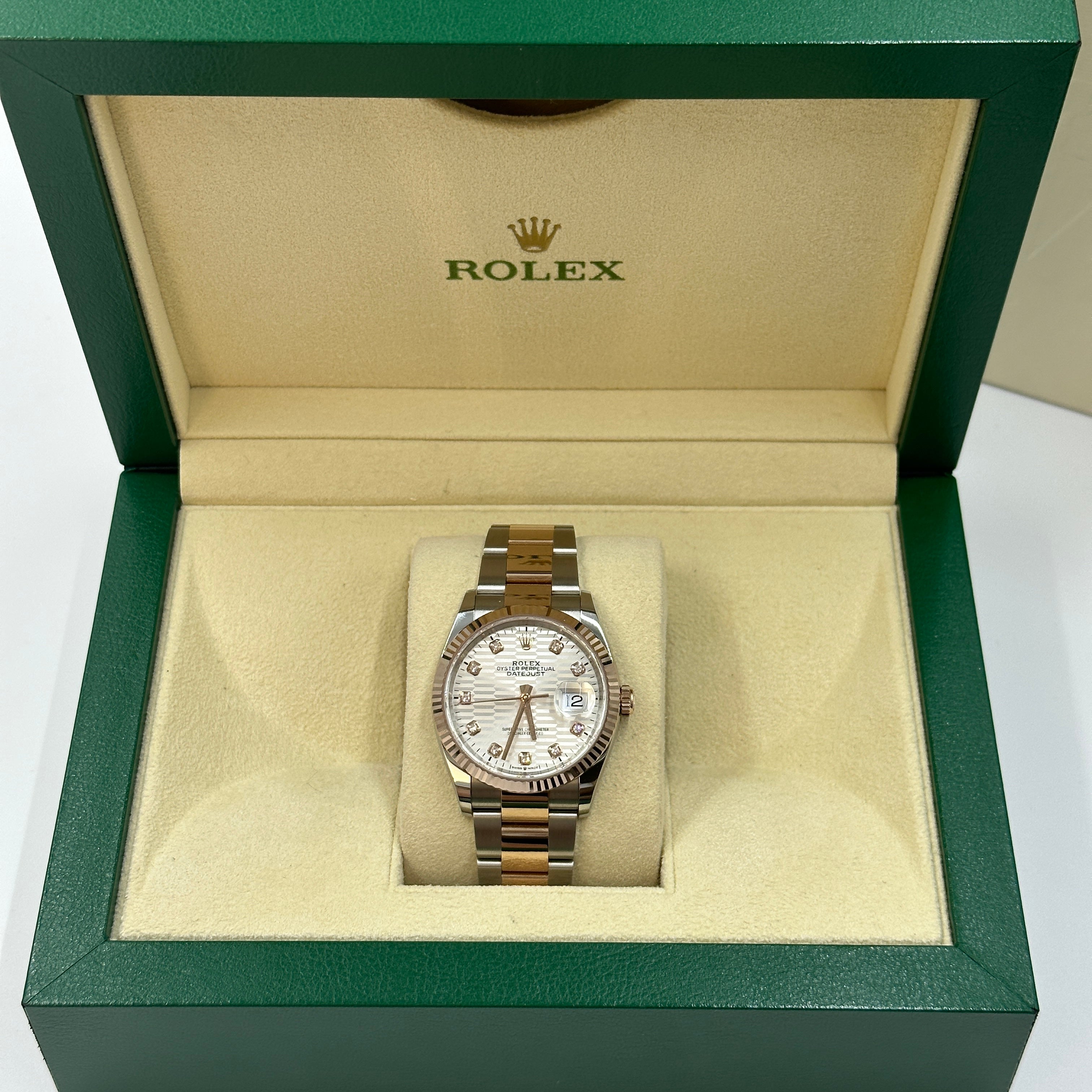 Rolex Datejust 36 126231G Silver Fluted Oyster 2024