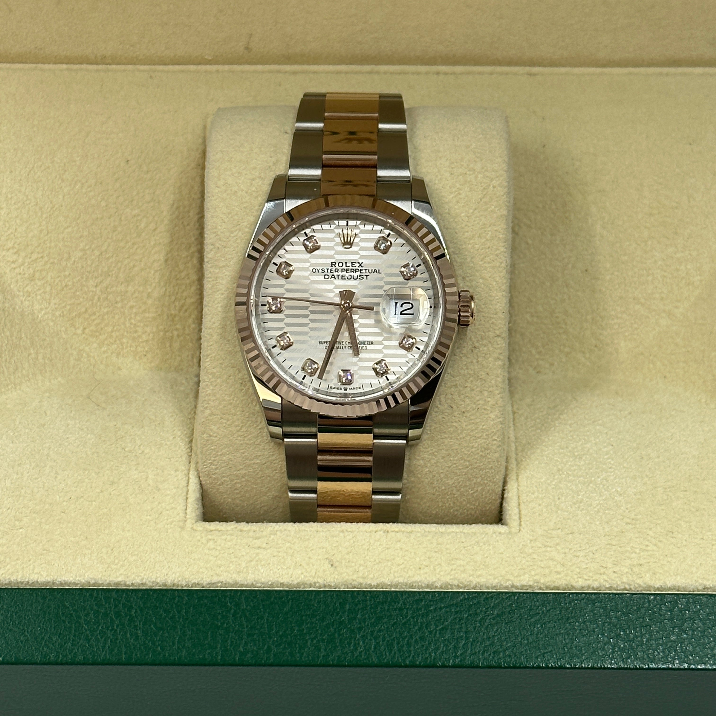 Rolex Datejust 36 126231G Silver Fluted Oyster 2024