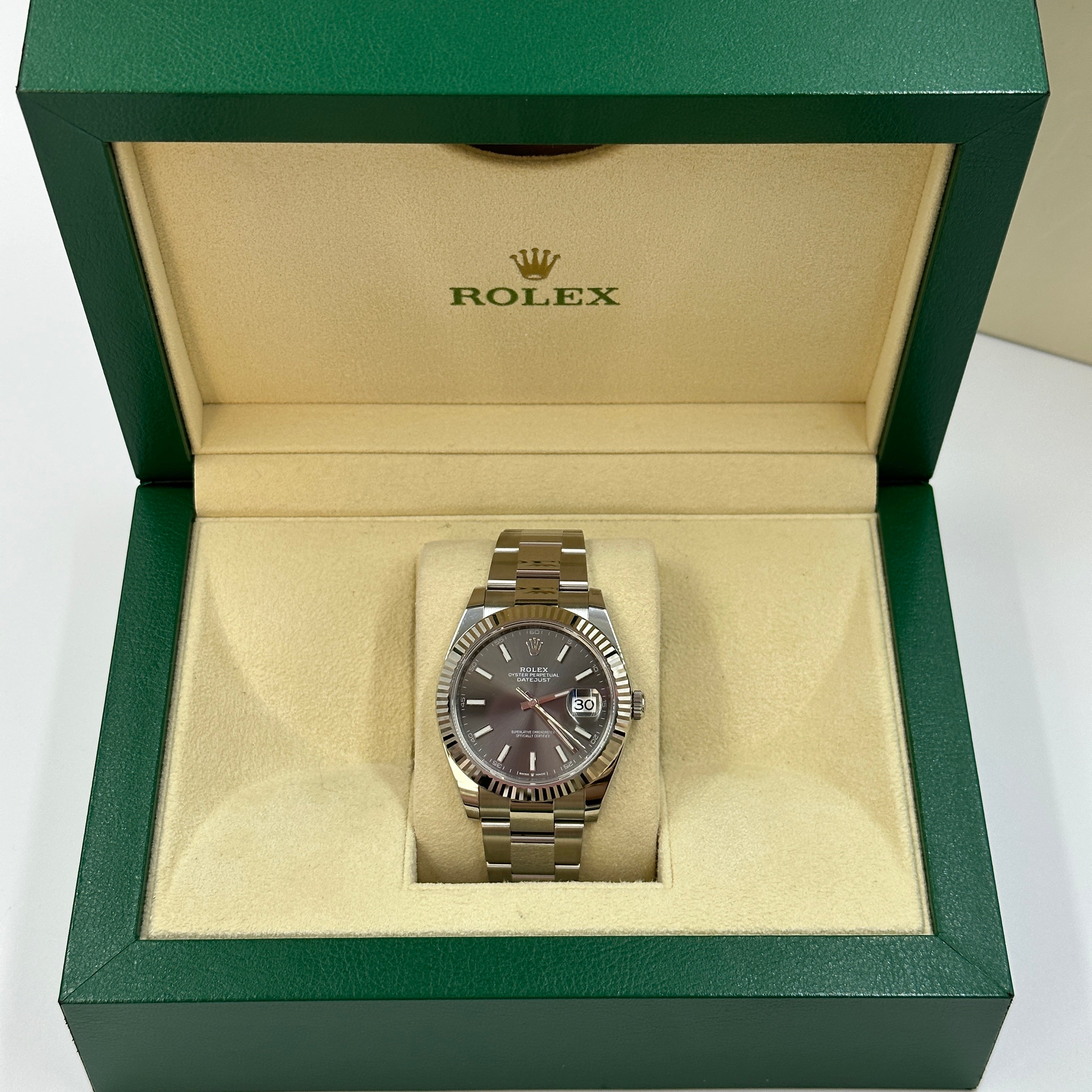 Rolex Datejust 41 126334 Grey Index Oyster 2026