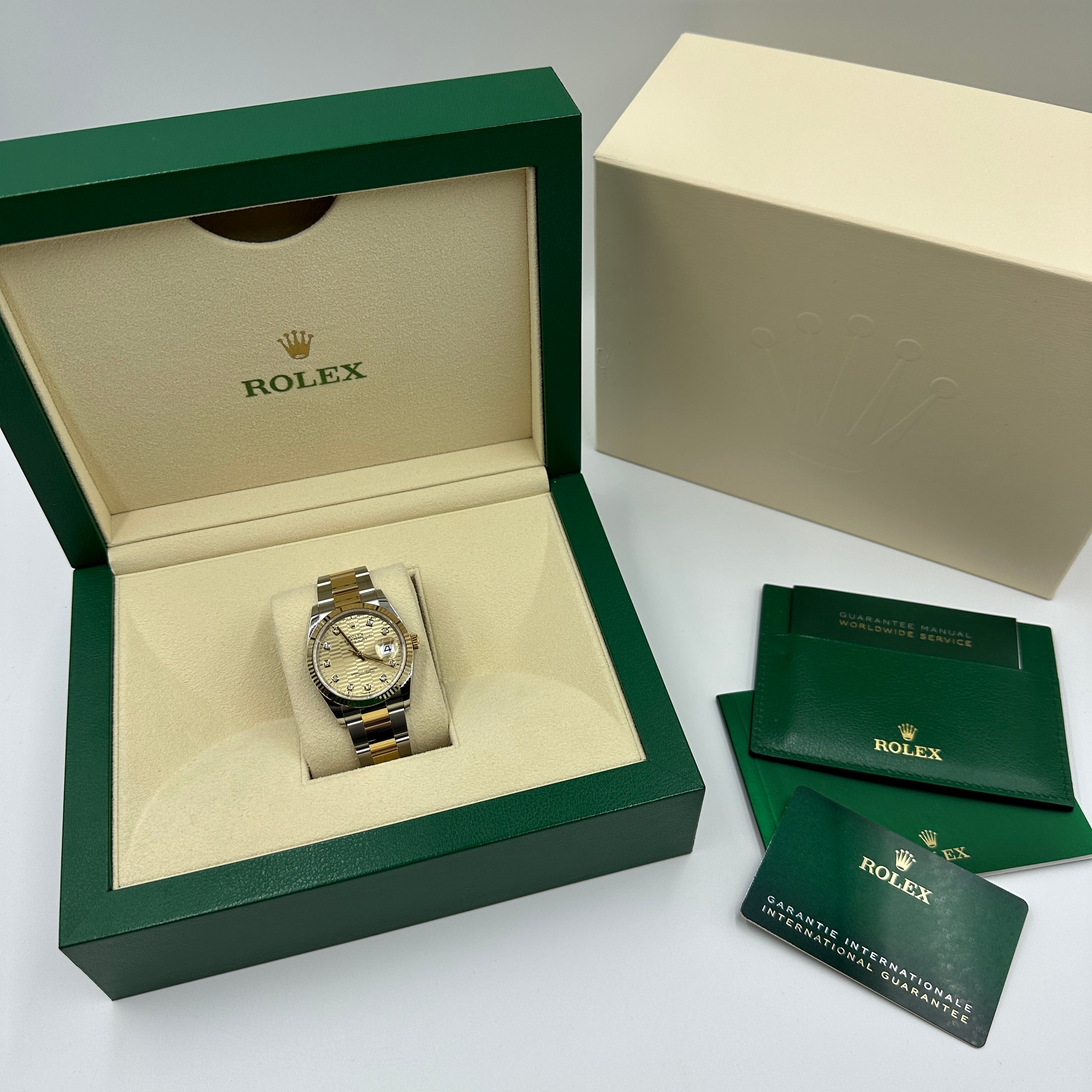 Rolex Datejust 36 126233 Champ Flute Oyster 2024
