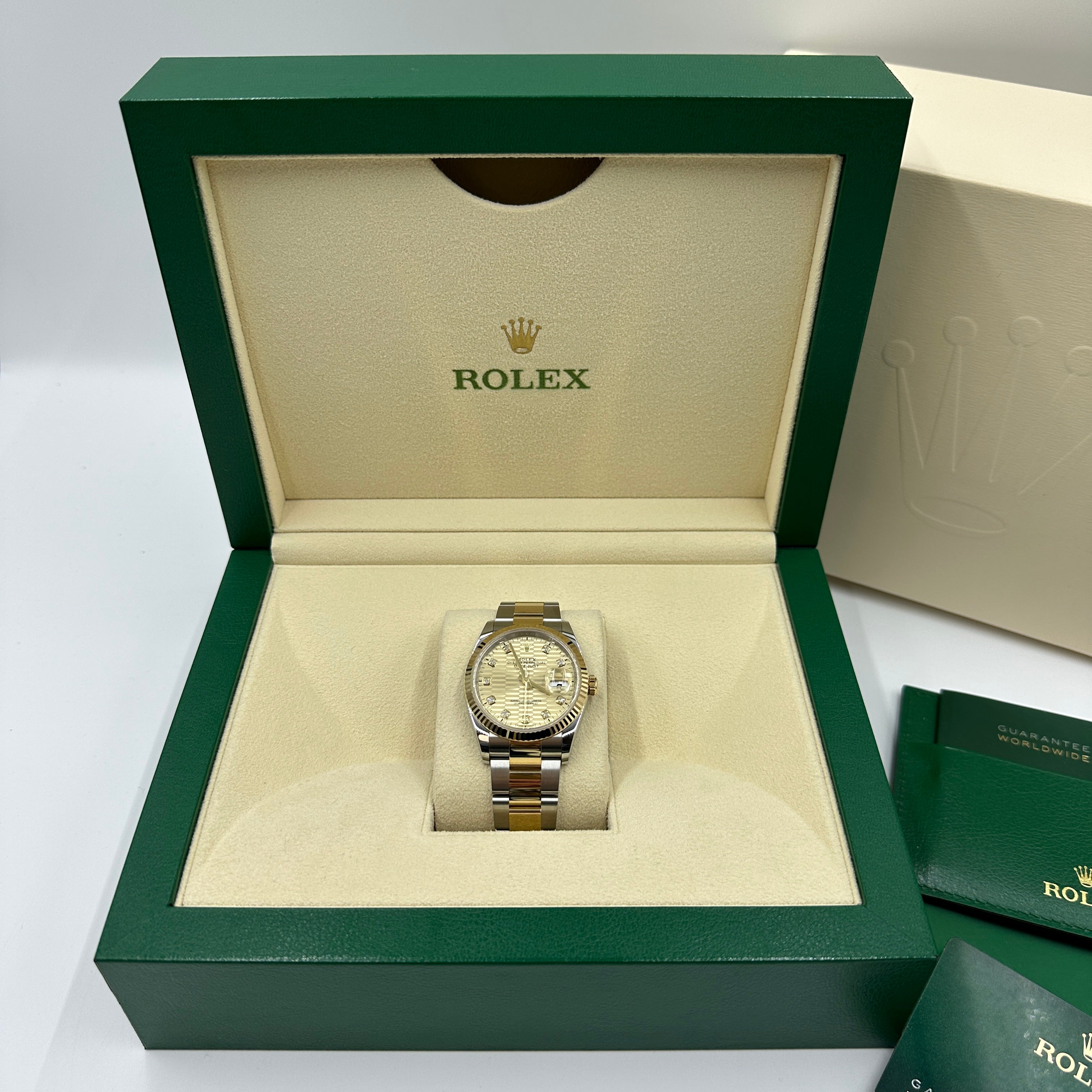 Rolex Datejust 36 126233 Champ Flute Oyster 2024