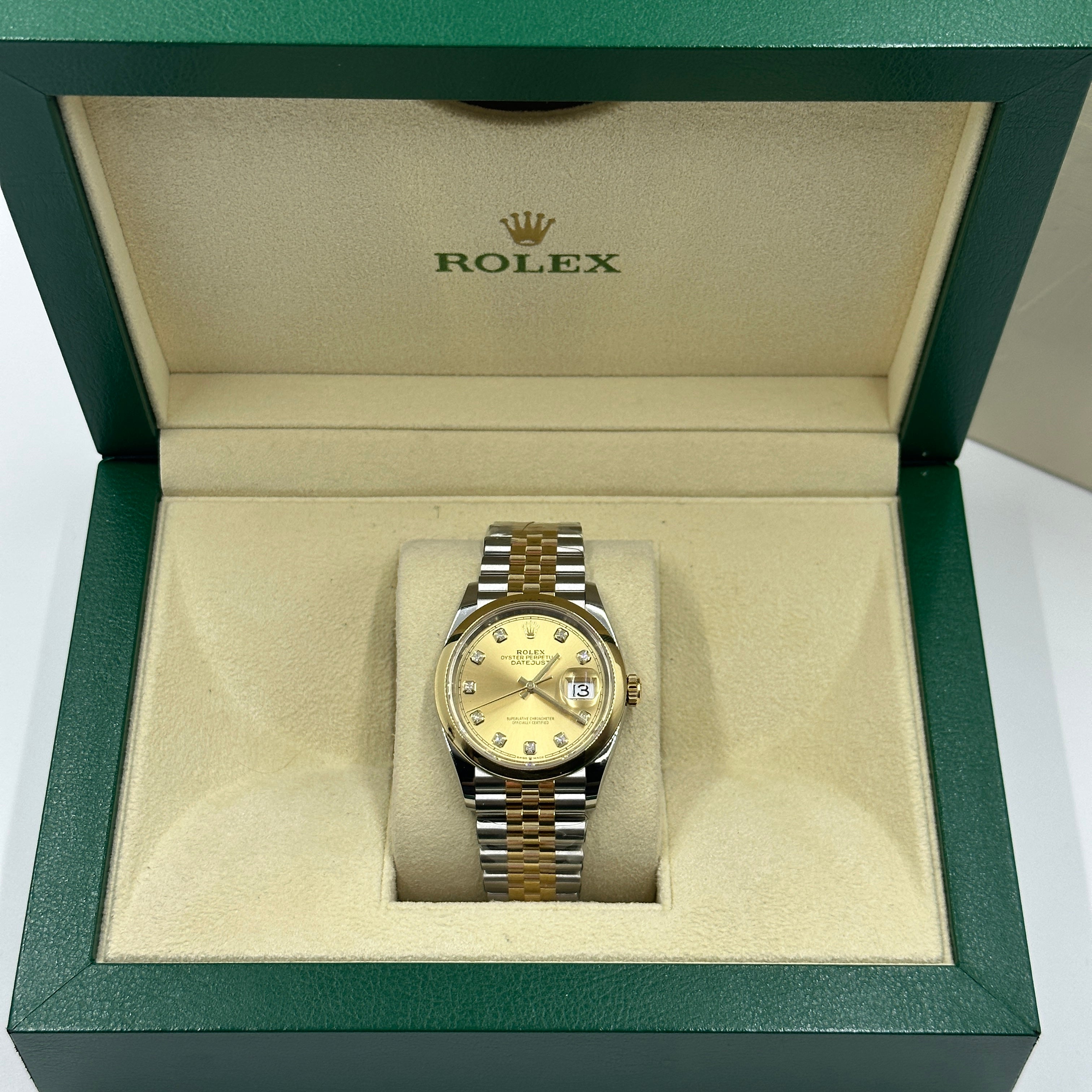 Rolex Datejust 36 126203G Champagne Jubilee 2026