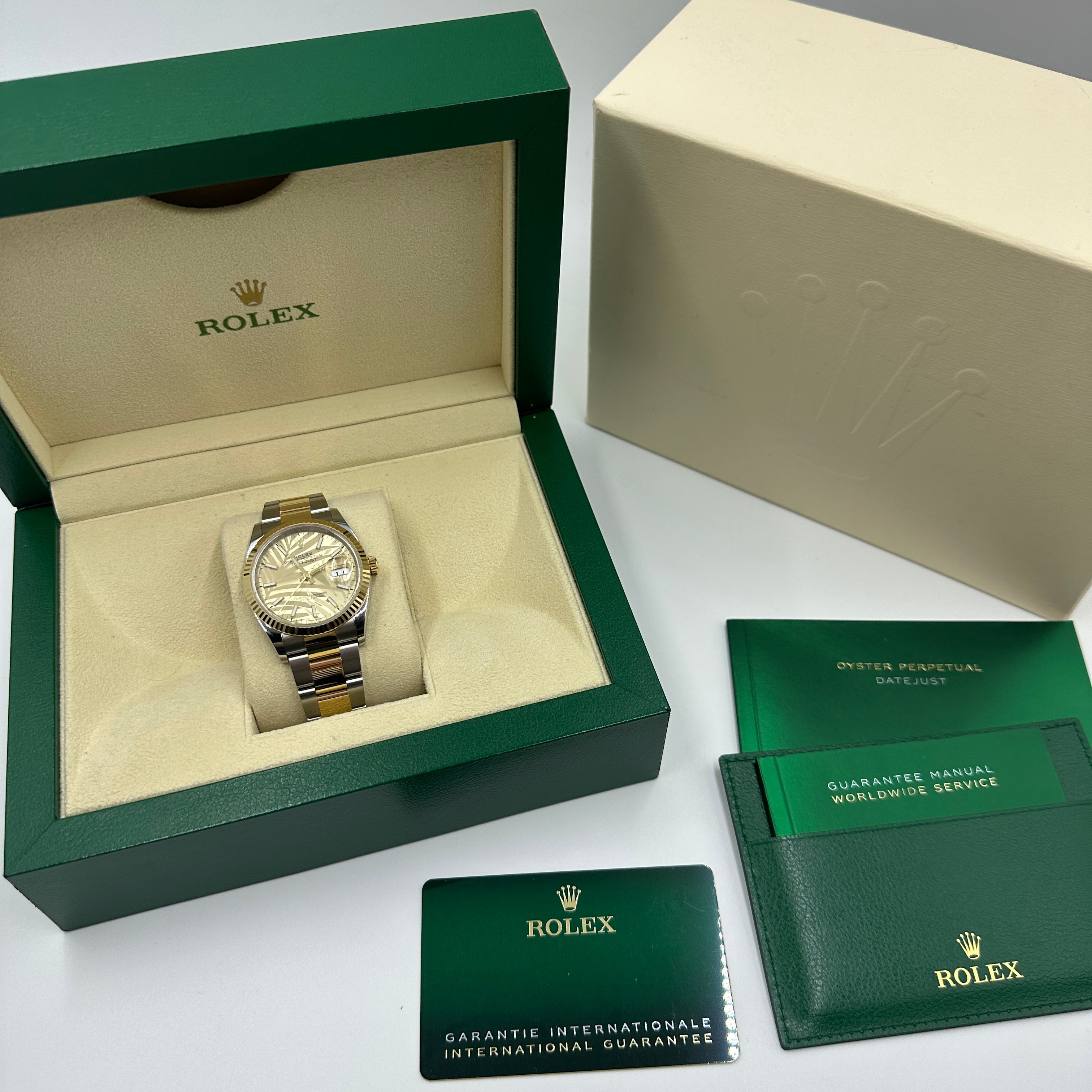 Rolex Datejust 36 126233 Champ Palm Oyster 2024