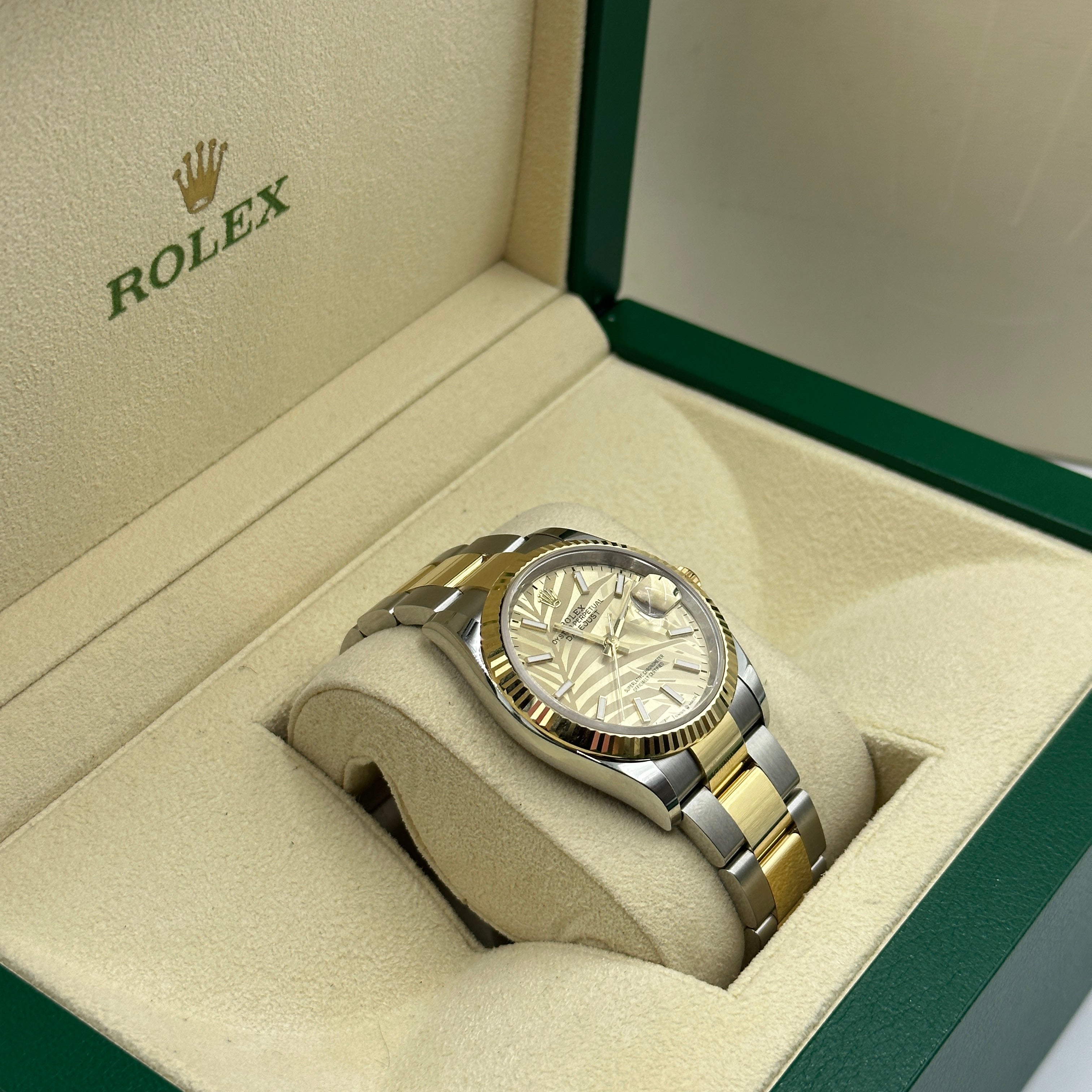 Rolex Datejust 36 126233 Champ Palm Oyster 2024