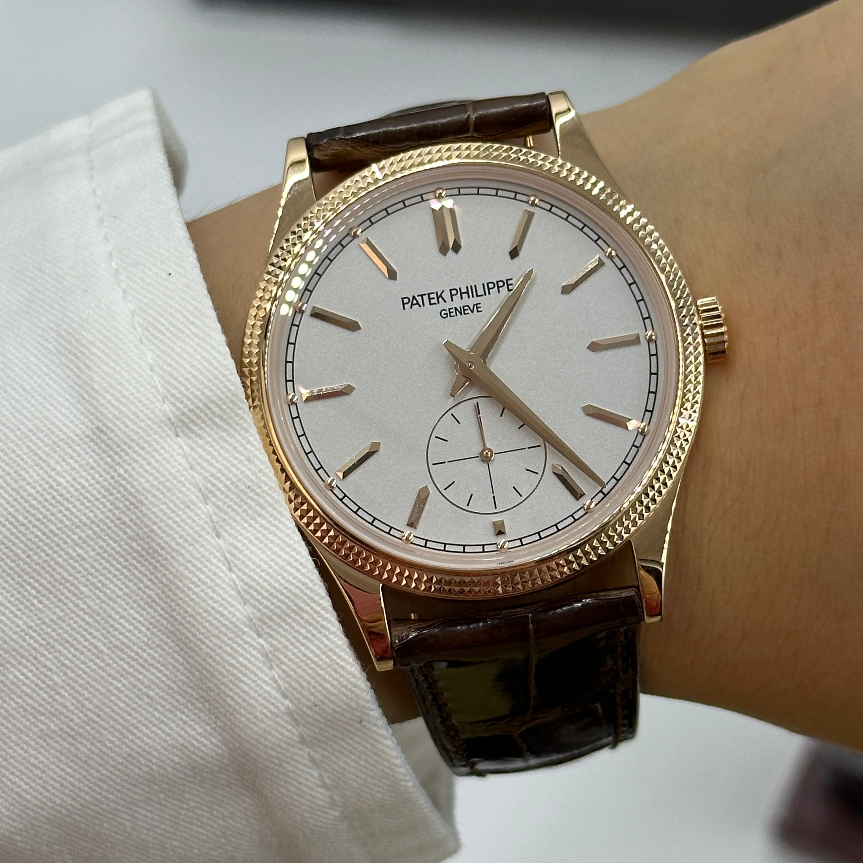 Patek Philippe Calatrava 6119R‑001 Rose‑Gold 39 mm Clous‑de‑Paris