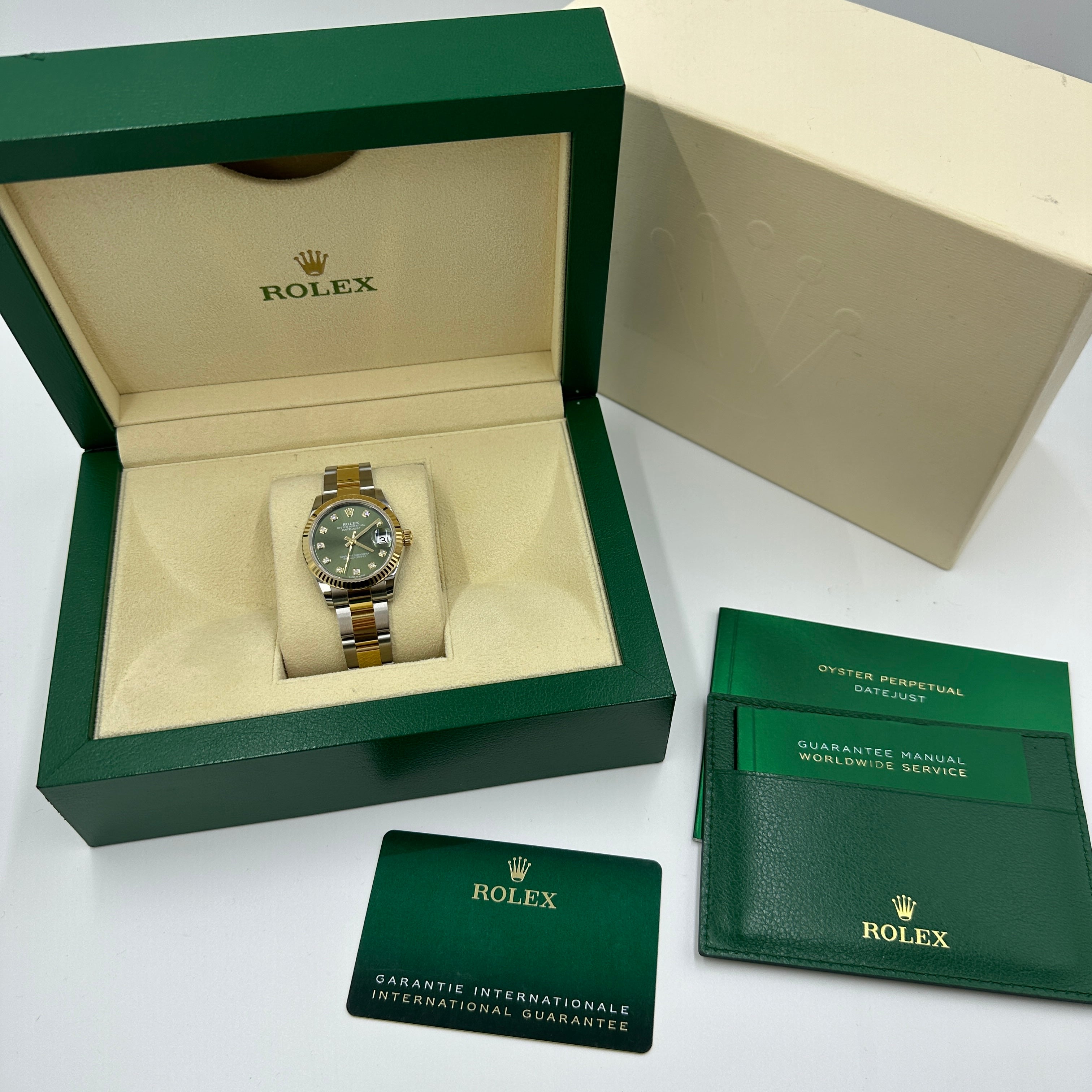 Rolex Datejust 31 278273G Green Oyster 2025