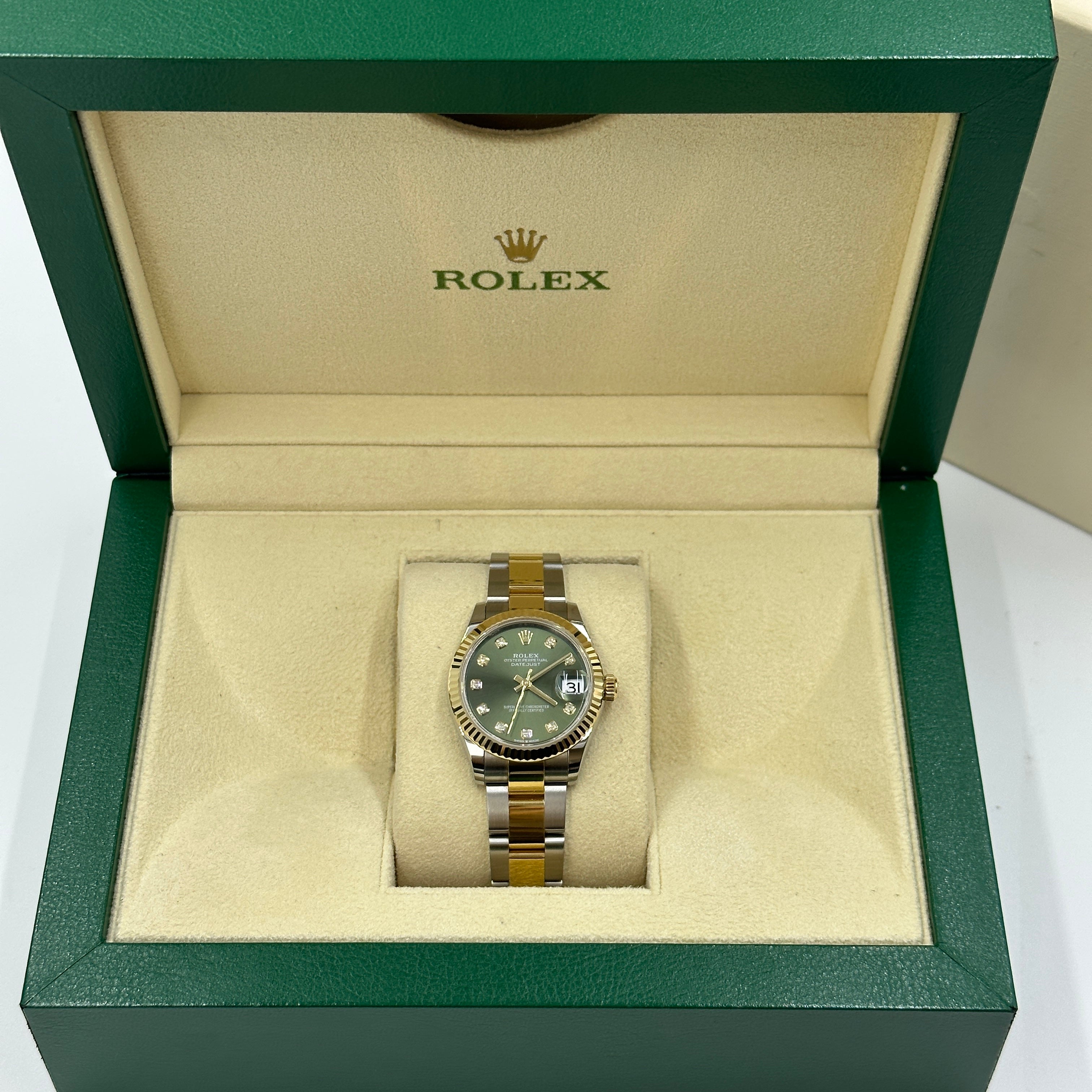 Rolex Datejust 31 278273G Green Oyster 2025