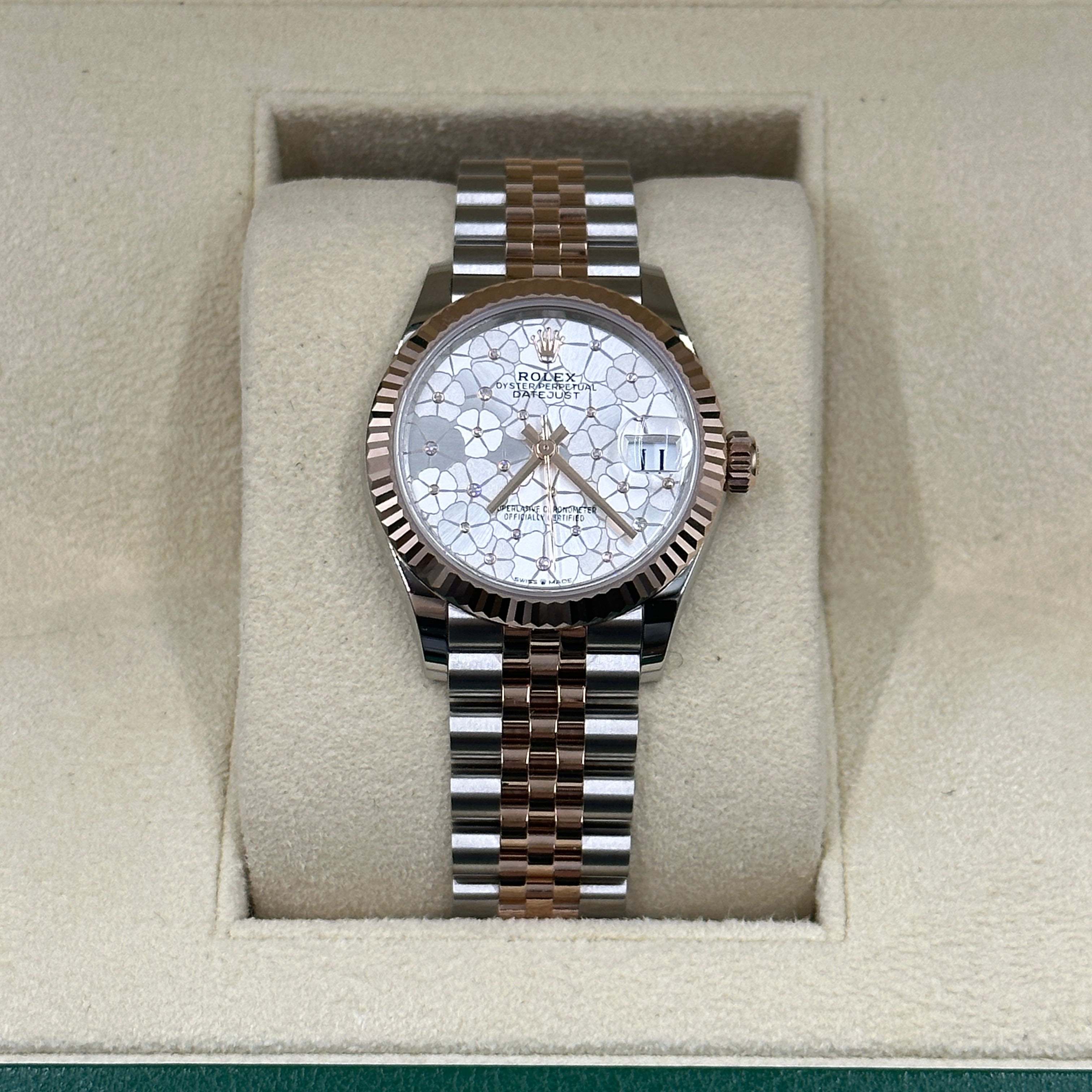 Rolex Datejust 31 278271 Silver Floral Jubilee 2025