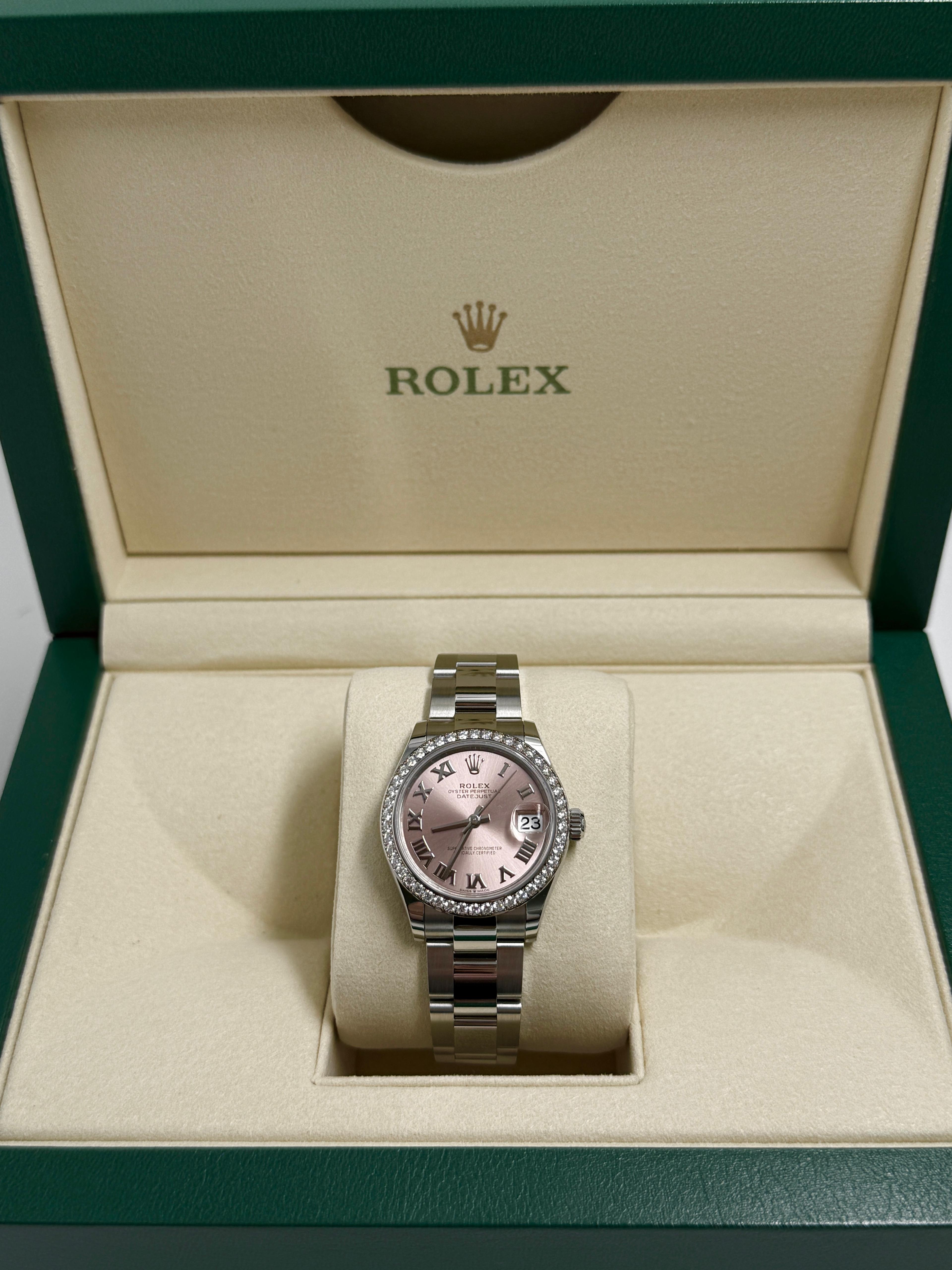 Rolex Datejust 31MM 278384RBR PINK ROMAN OYS