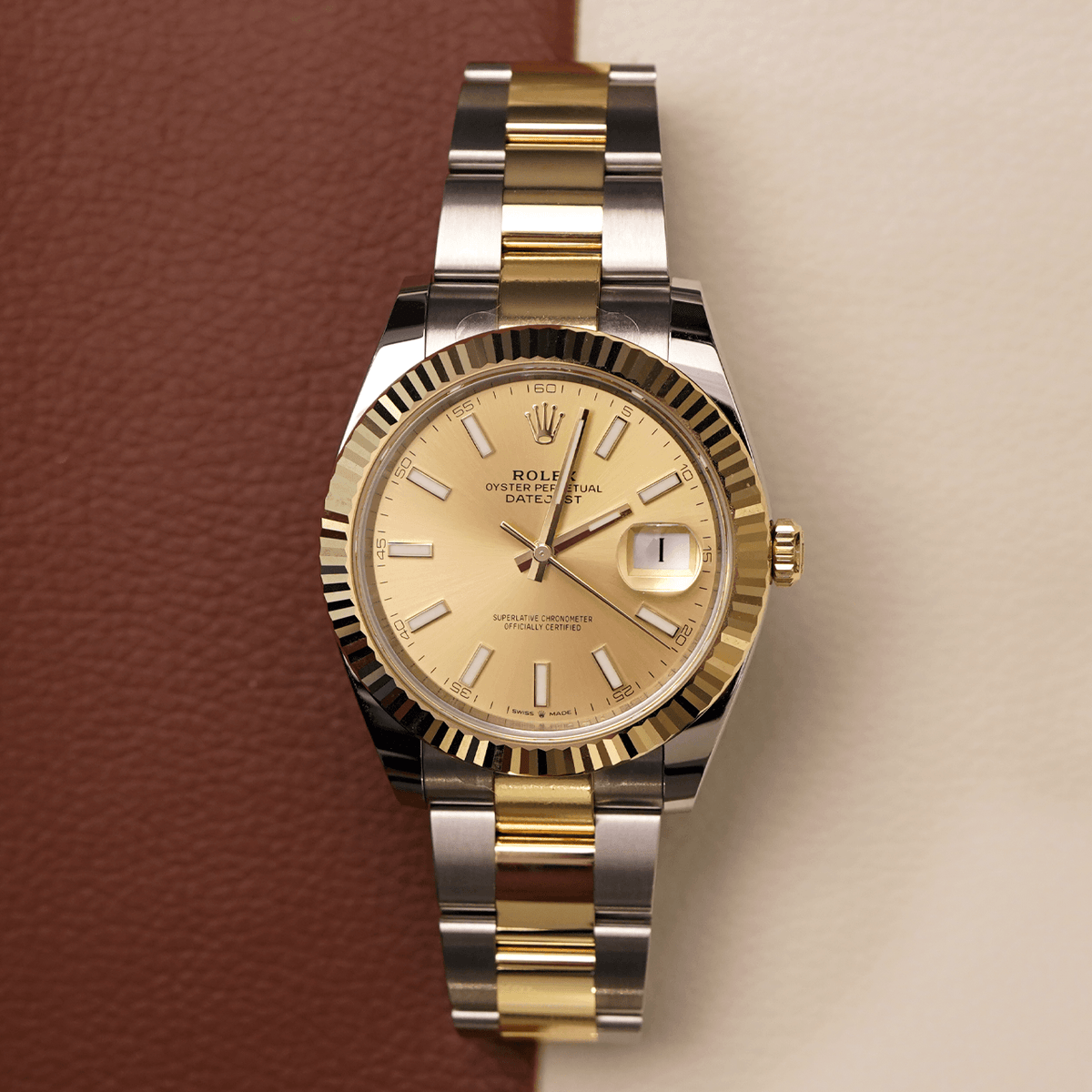 Rolex Datejust 41 126333 Champagne Index Oyster 2026