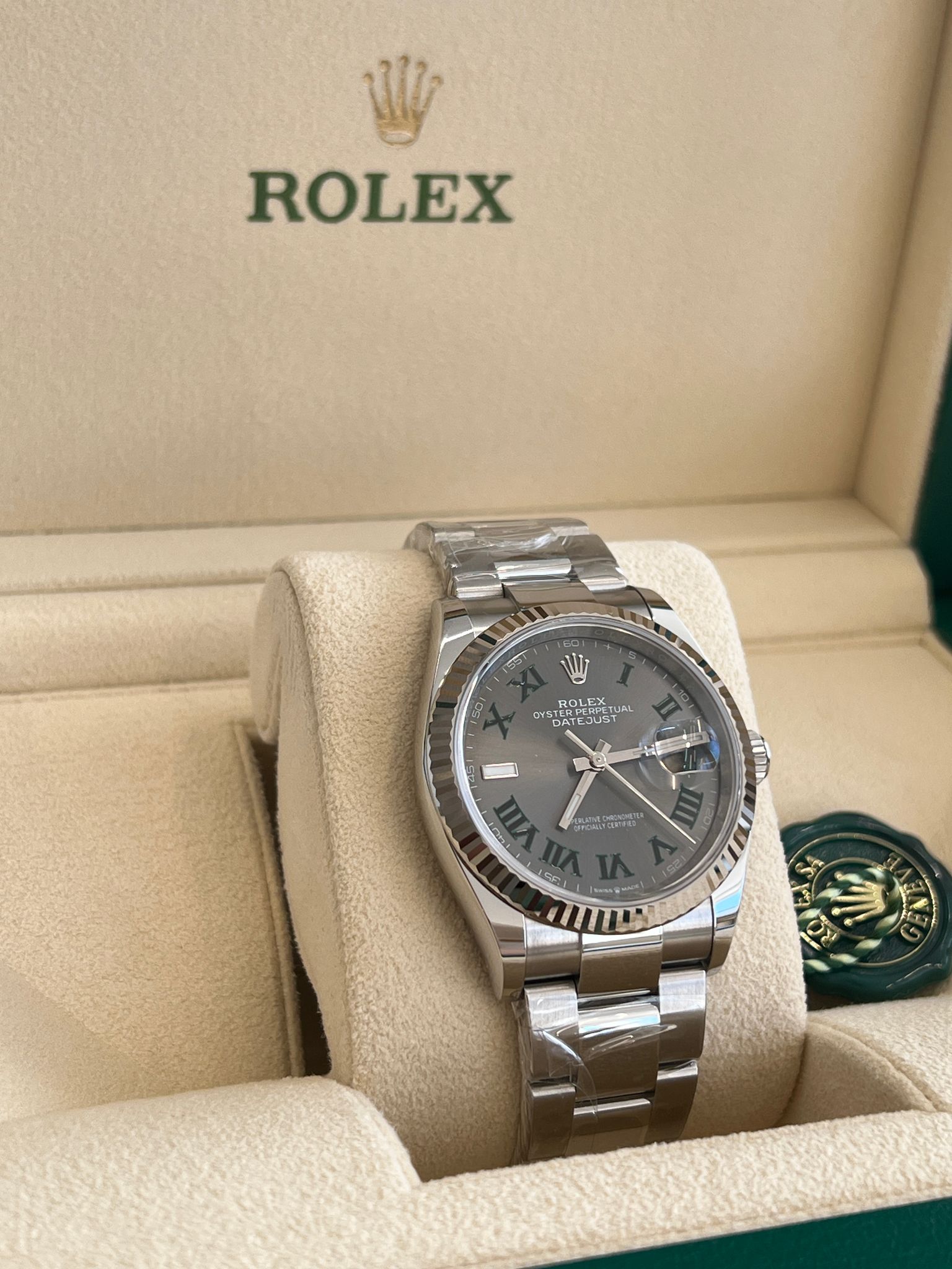 Rolex Datejust 36 126234 Wimbledon Oyster