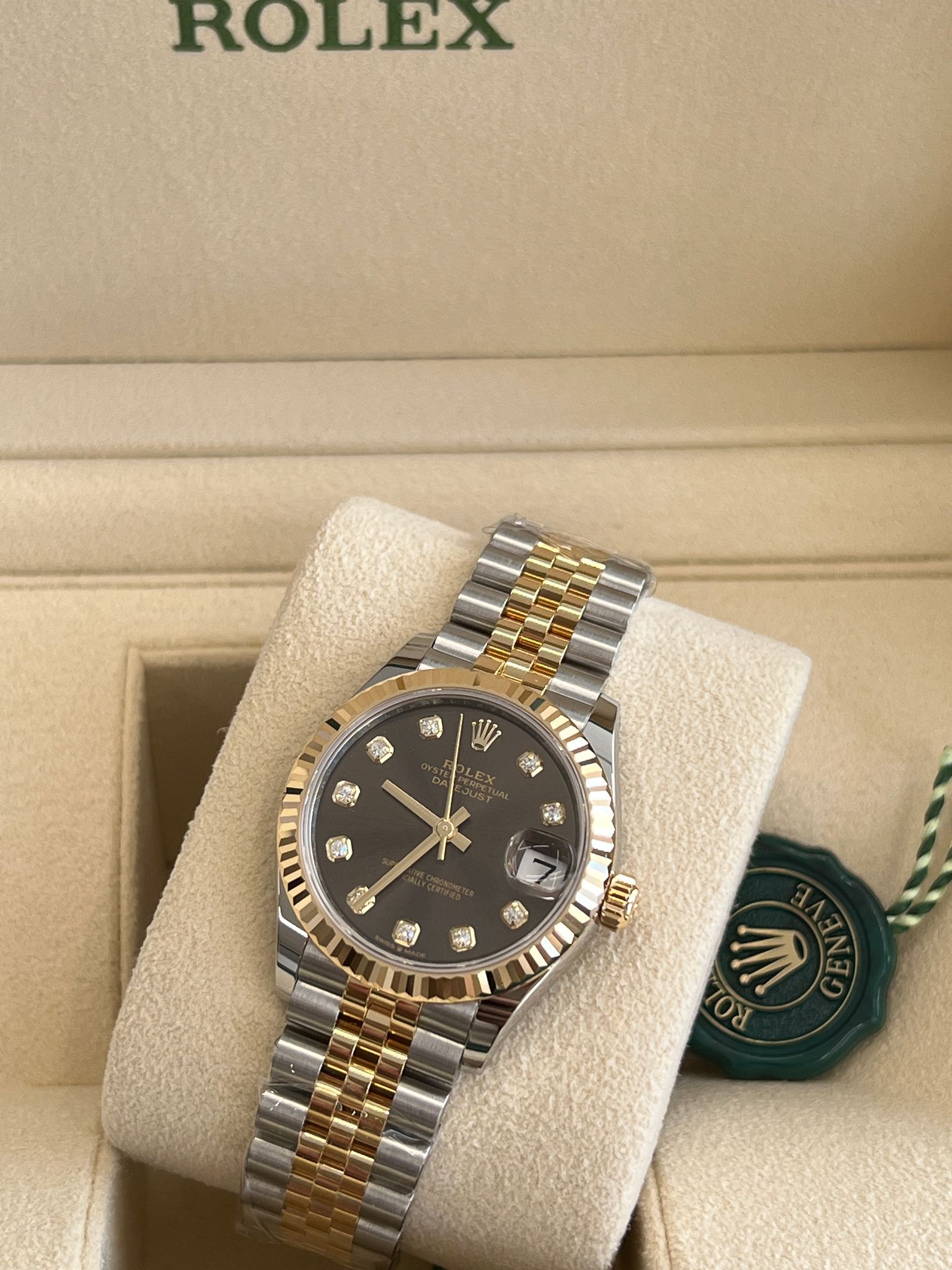 ROLEX Datejust 31 278273G DARK GREY JUB
