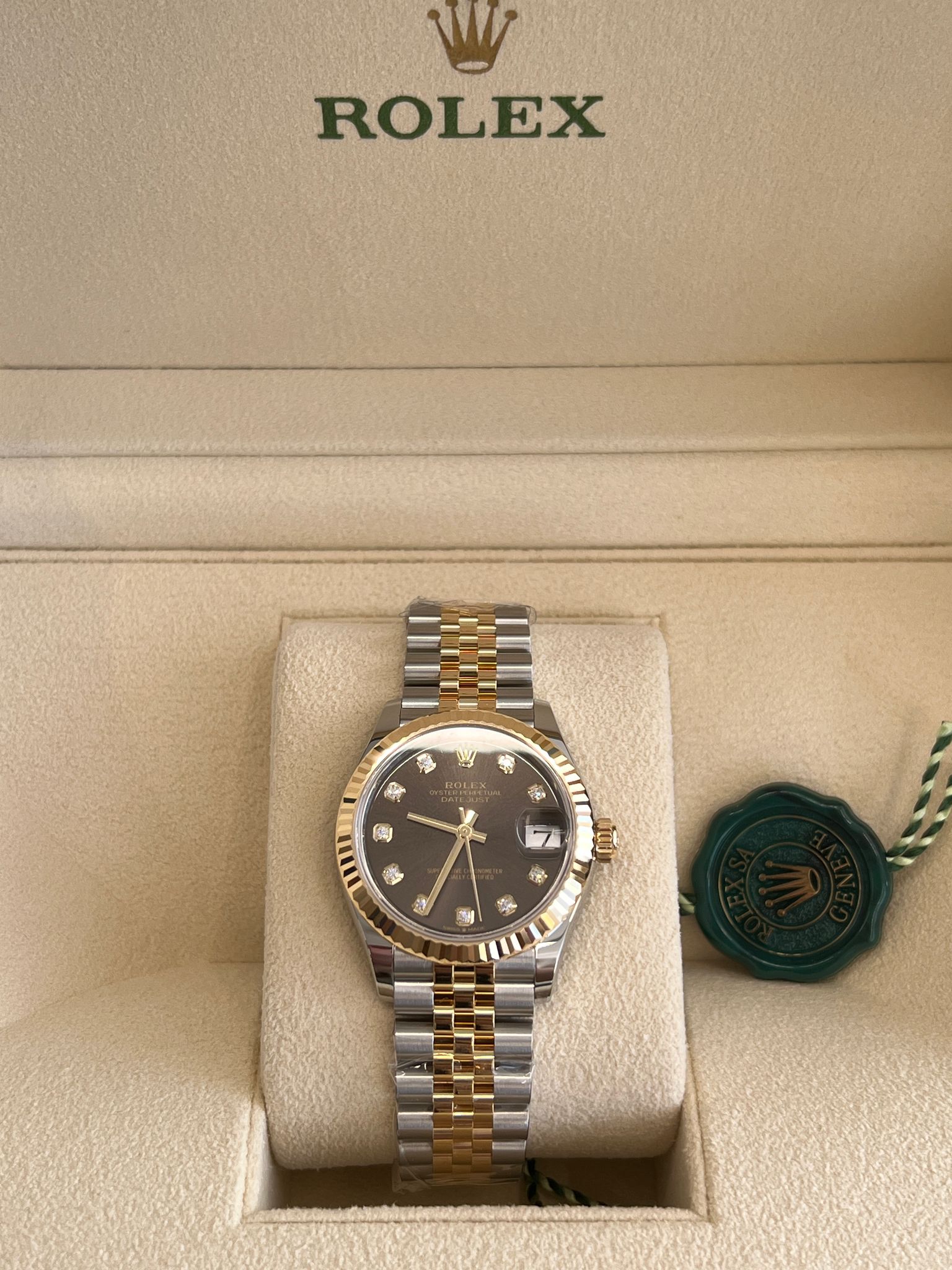 ROLEX Datejust 31 278273G DARK GREY JUB